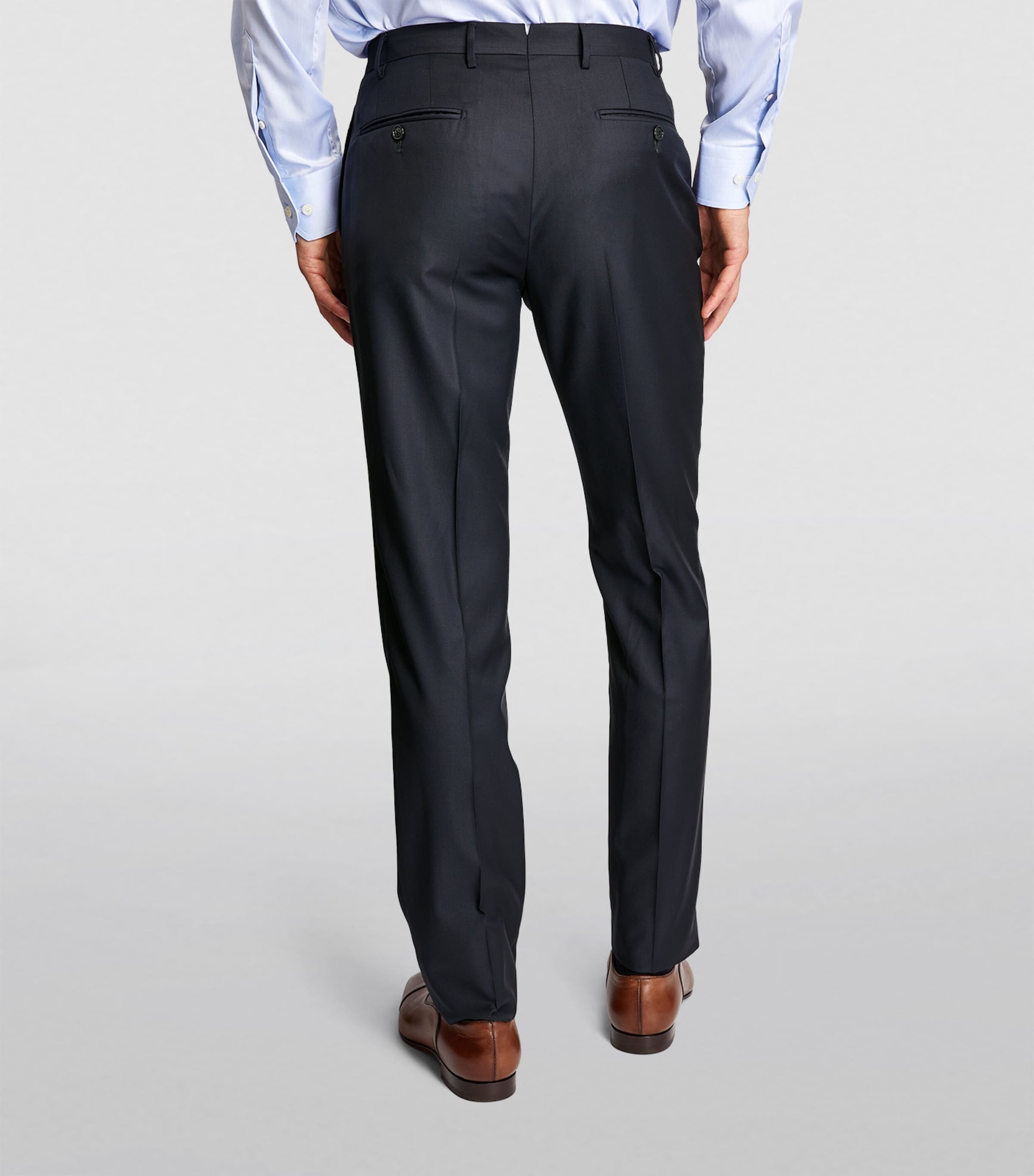 Virgin Wool 2-Piece Suit NAVY Image 7