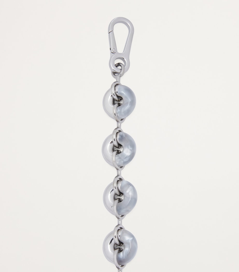 Donut Chain Bag Strap NACRE/PALLADIUM Image 2