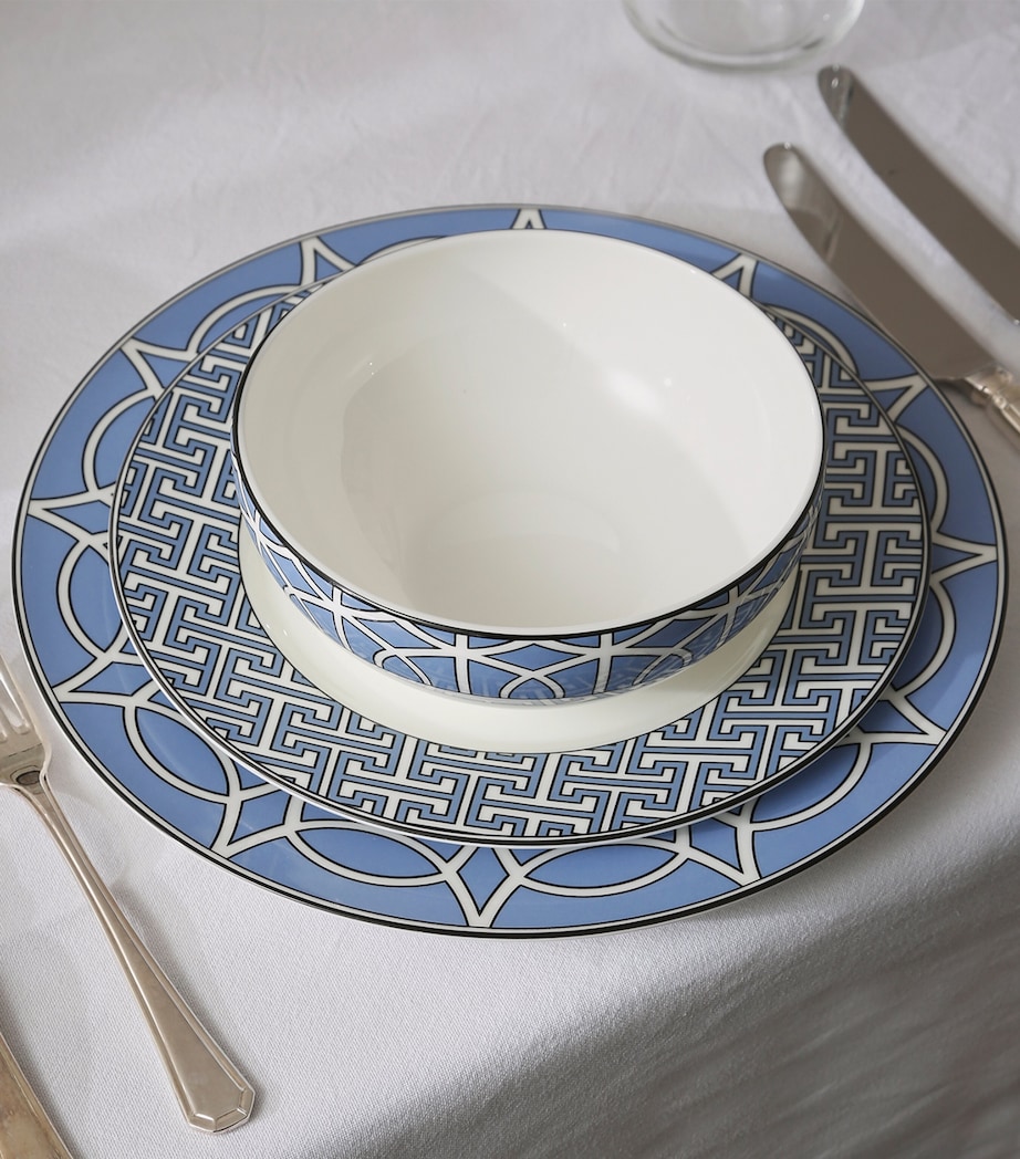 Set of 2 Loop Dinner Plates (26cm) BLUE Image 3