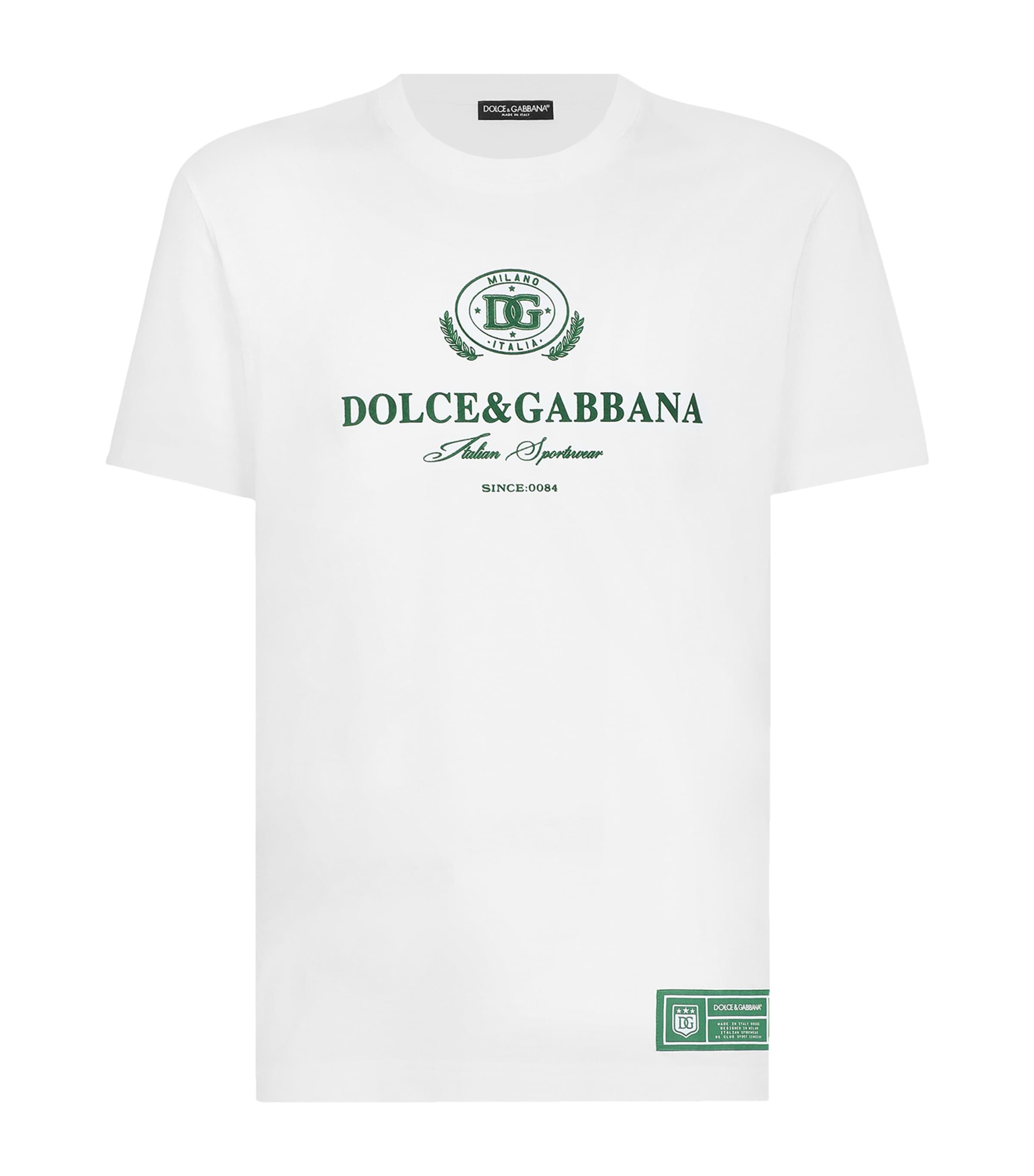 Dolce & Gabbana Italian Sportswear T-shirt In White