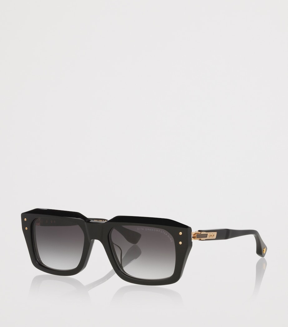 DITA Grandmaster-Nine Square Sunglasses Black Image 2
