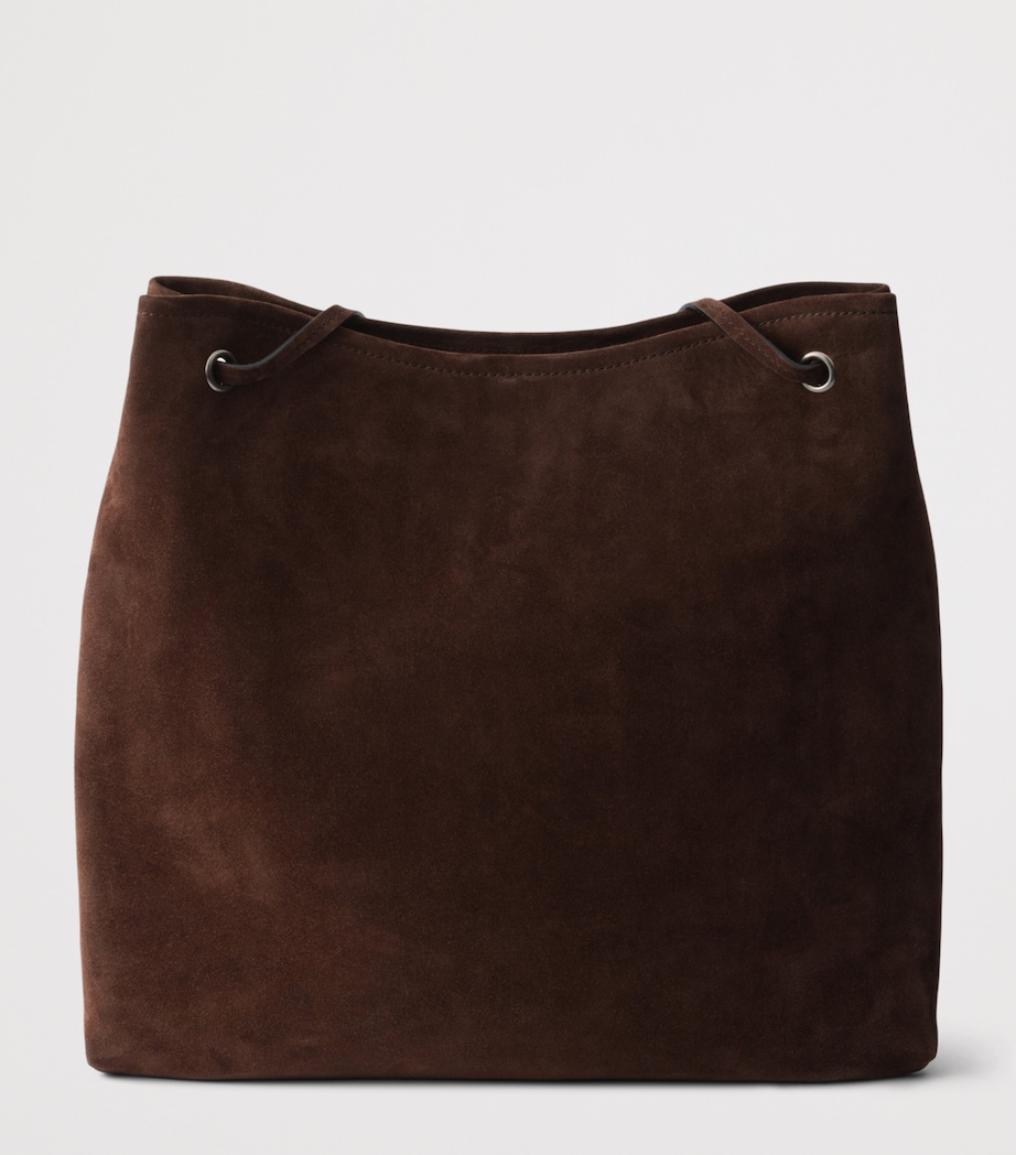 Prada Large Suede Route Shoulder Bag Brown Image 3