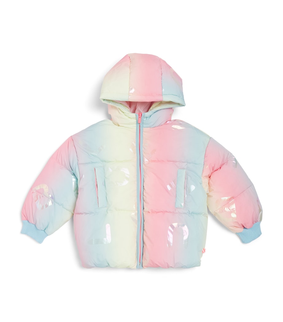 Billieblush Printed Puffer Jacket (2-12 Years) Multicoloured Image 1
