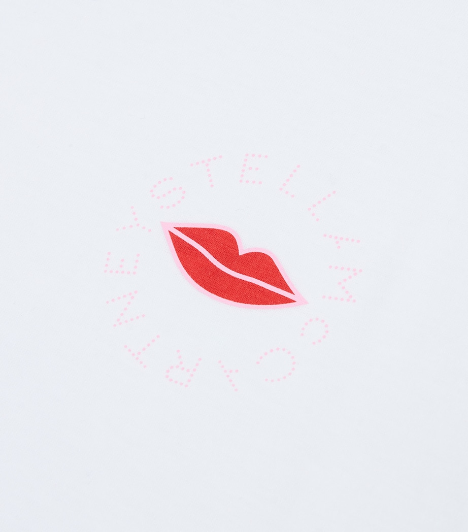 Lip-Print T-Shirt (3-14+ Years) 100WHITE Image 2