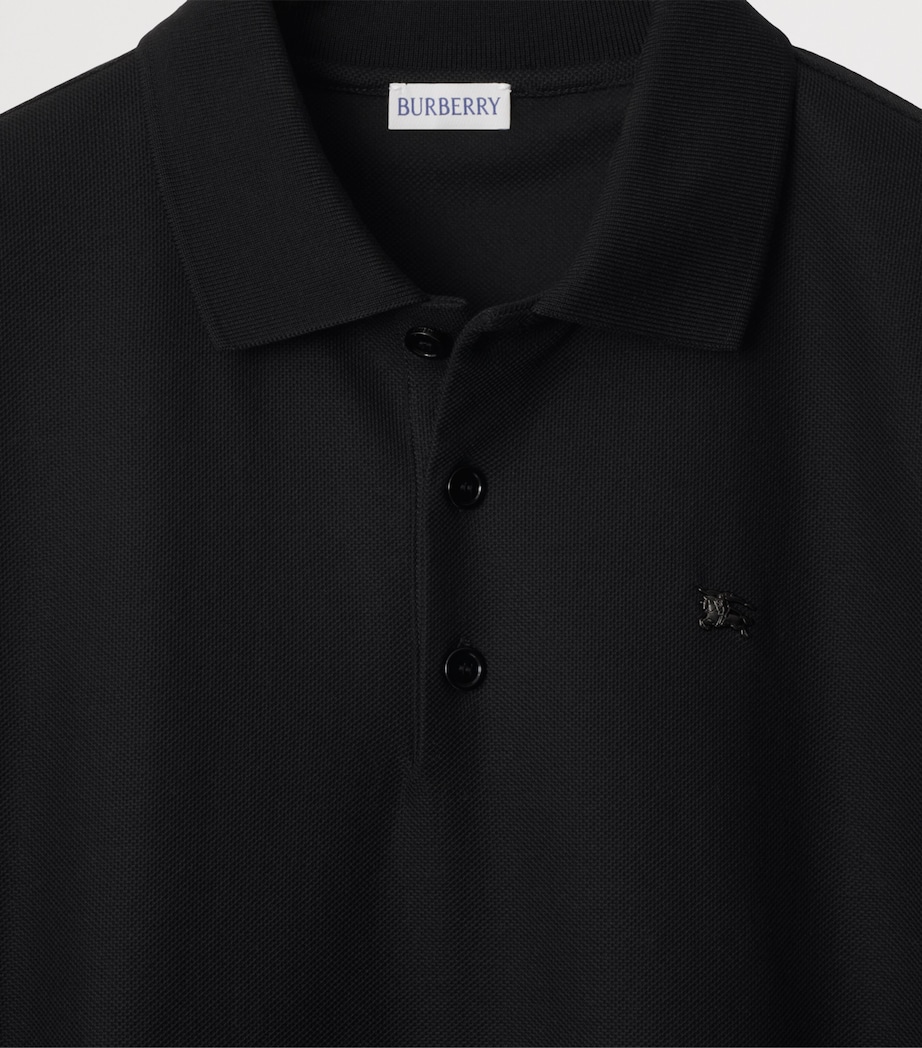 Cotton EKD Polo Shirt BLACK Image 4