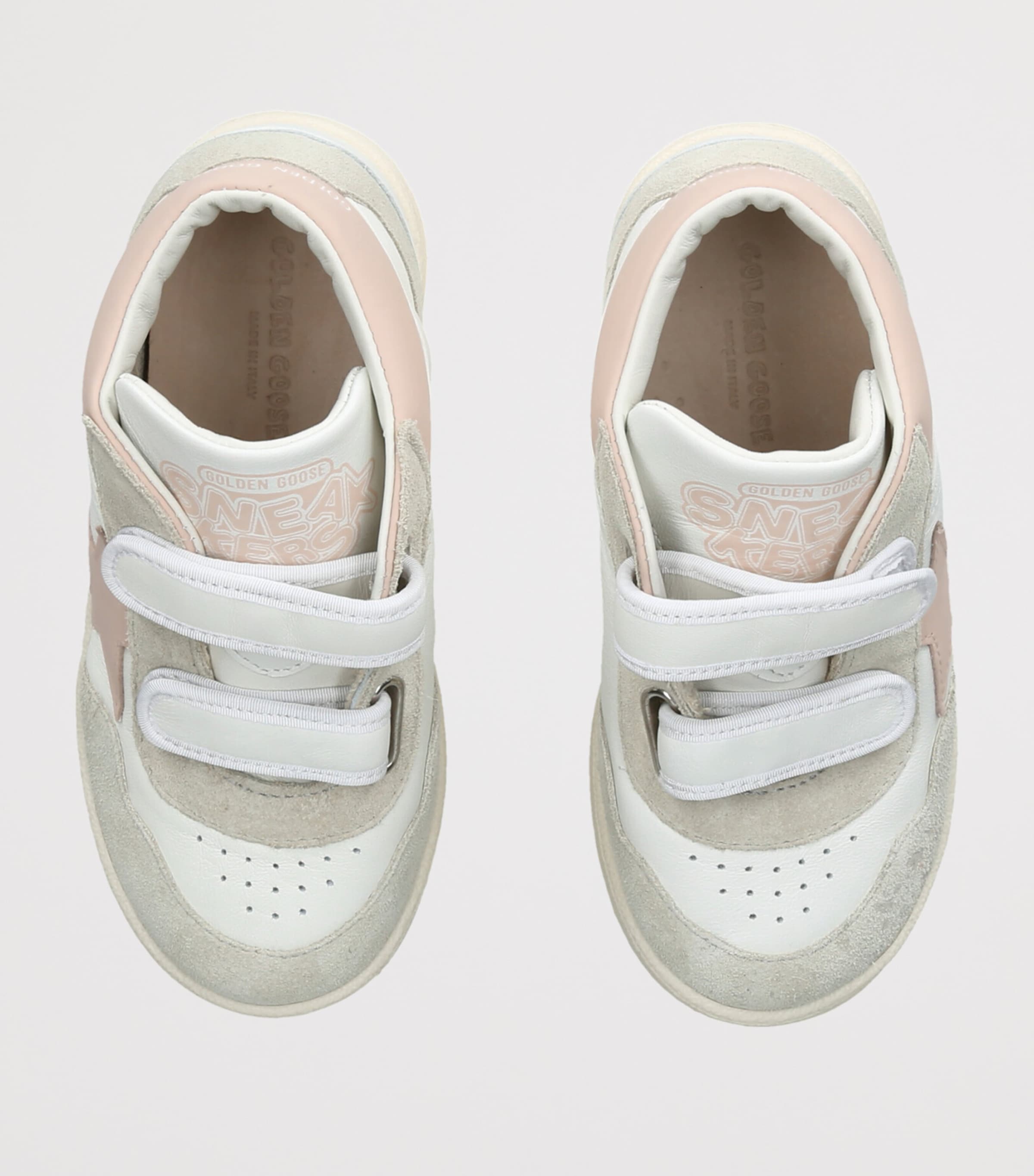 Golden Goose Leather June Sneakers White/comb Image 3