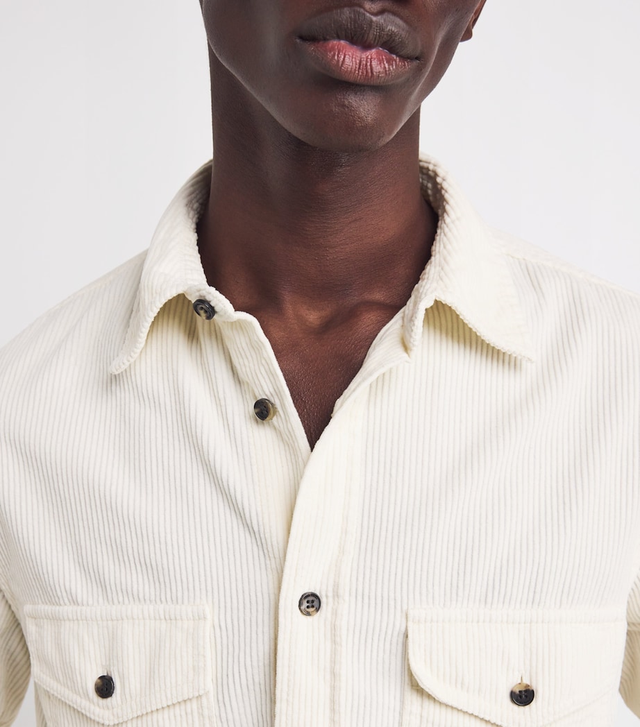 Cotton Corduroy Shirt A81 Image 7