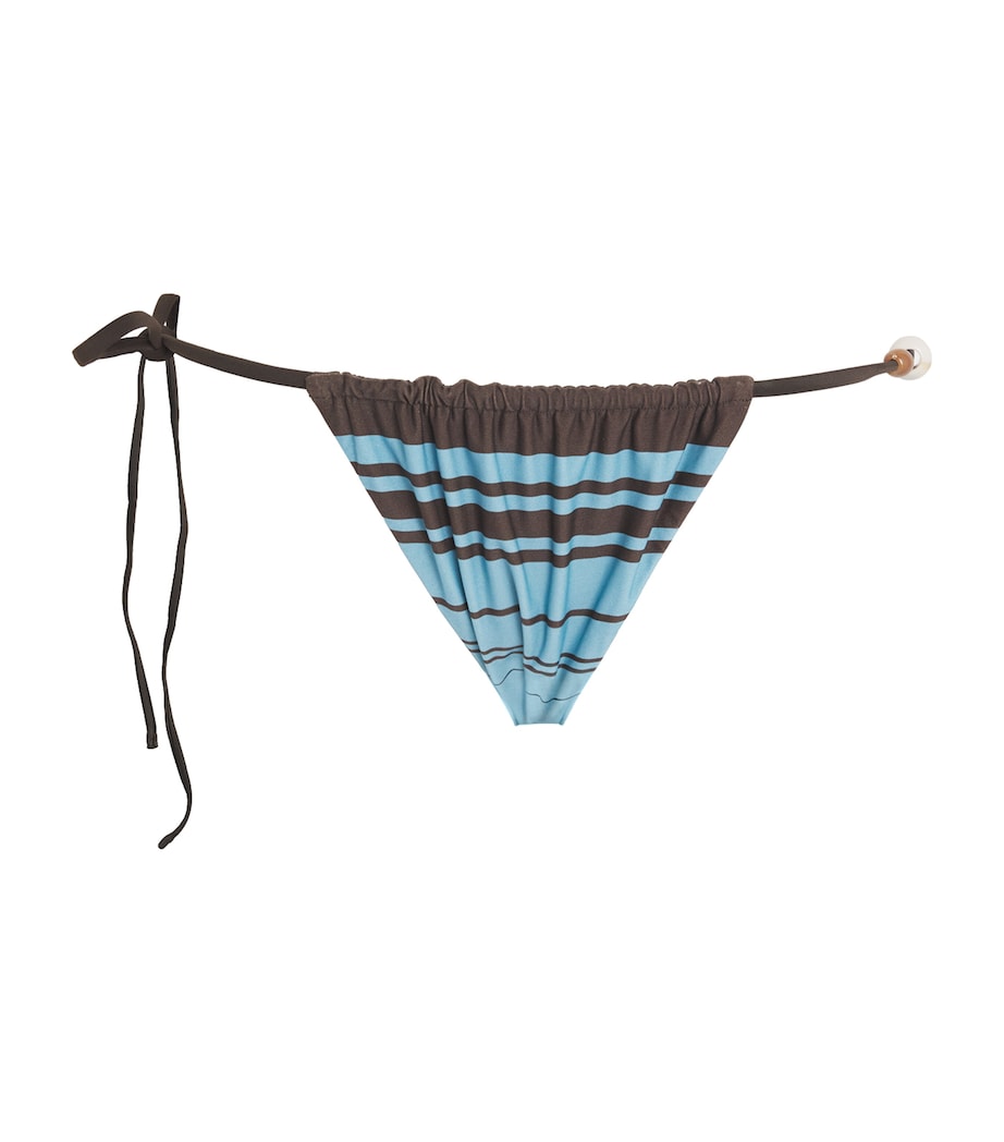 Stripe Rioja Side-Tie Bikini Bottoms PACHA MINERAL STRIPE Image 1