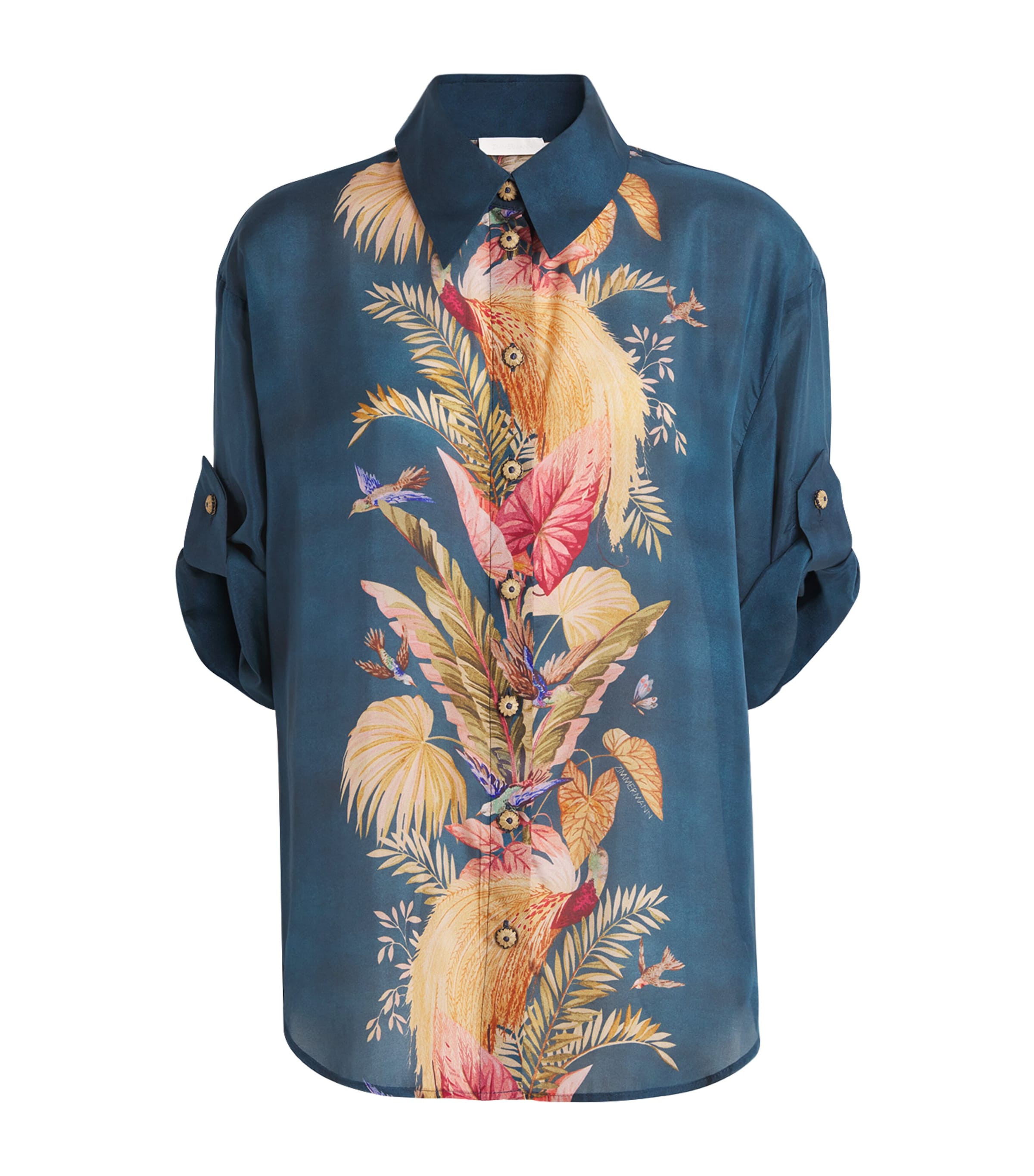 Zimmermann Silk Printed Ascension Shirt