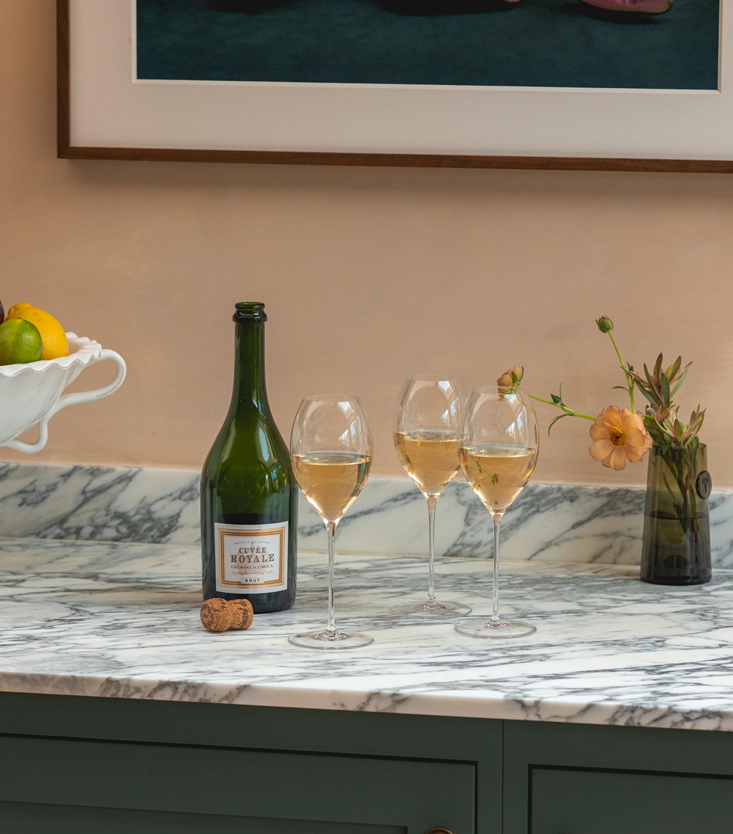 Richard Brendon Champagne Glasses (Set of 2) Clear Image 4