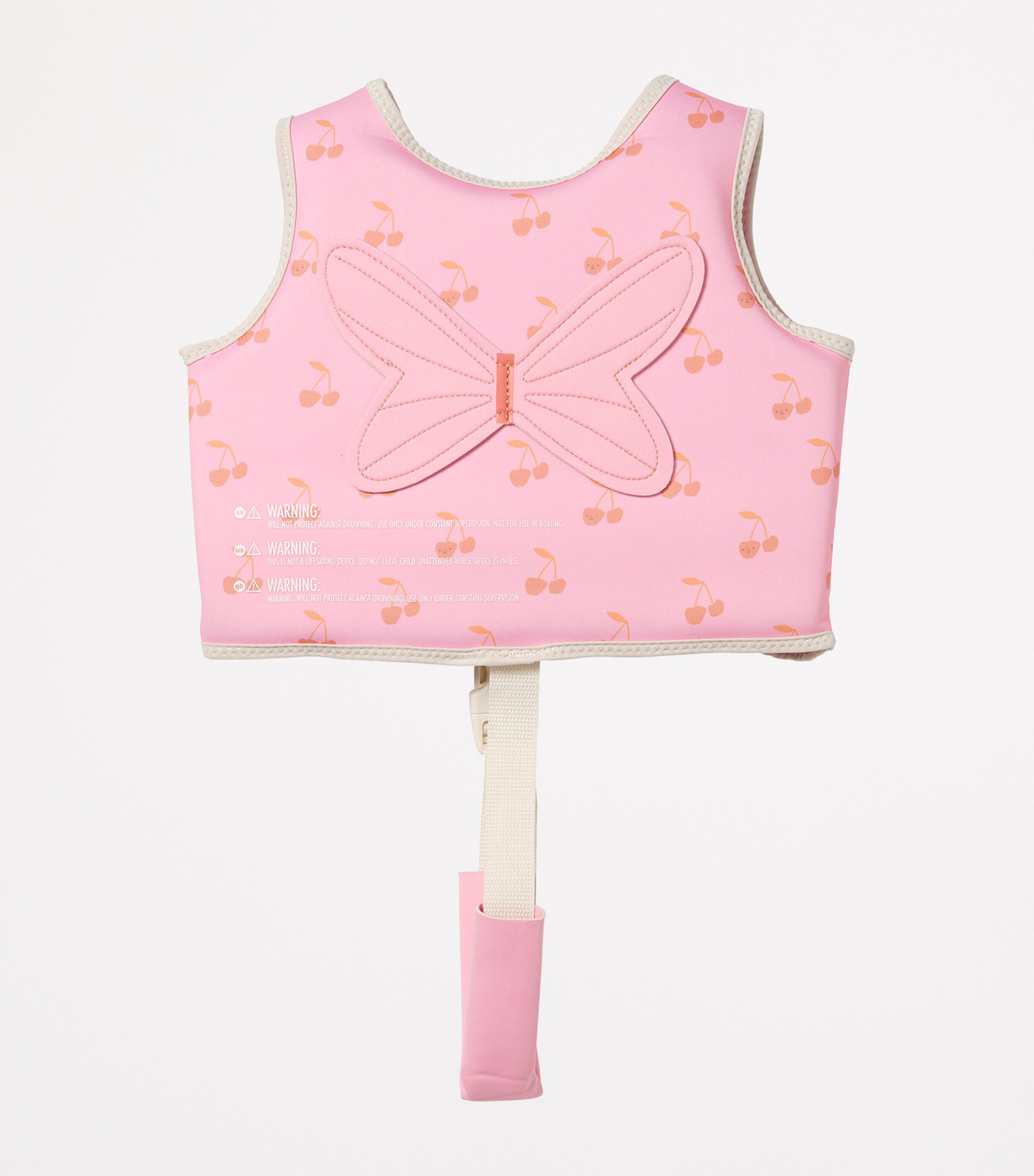 Sunnylife Kids Cherry Print Swimming Vest (2-3 Years) Cotton Candy Image 3
