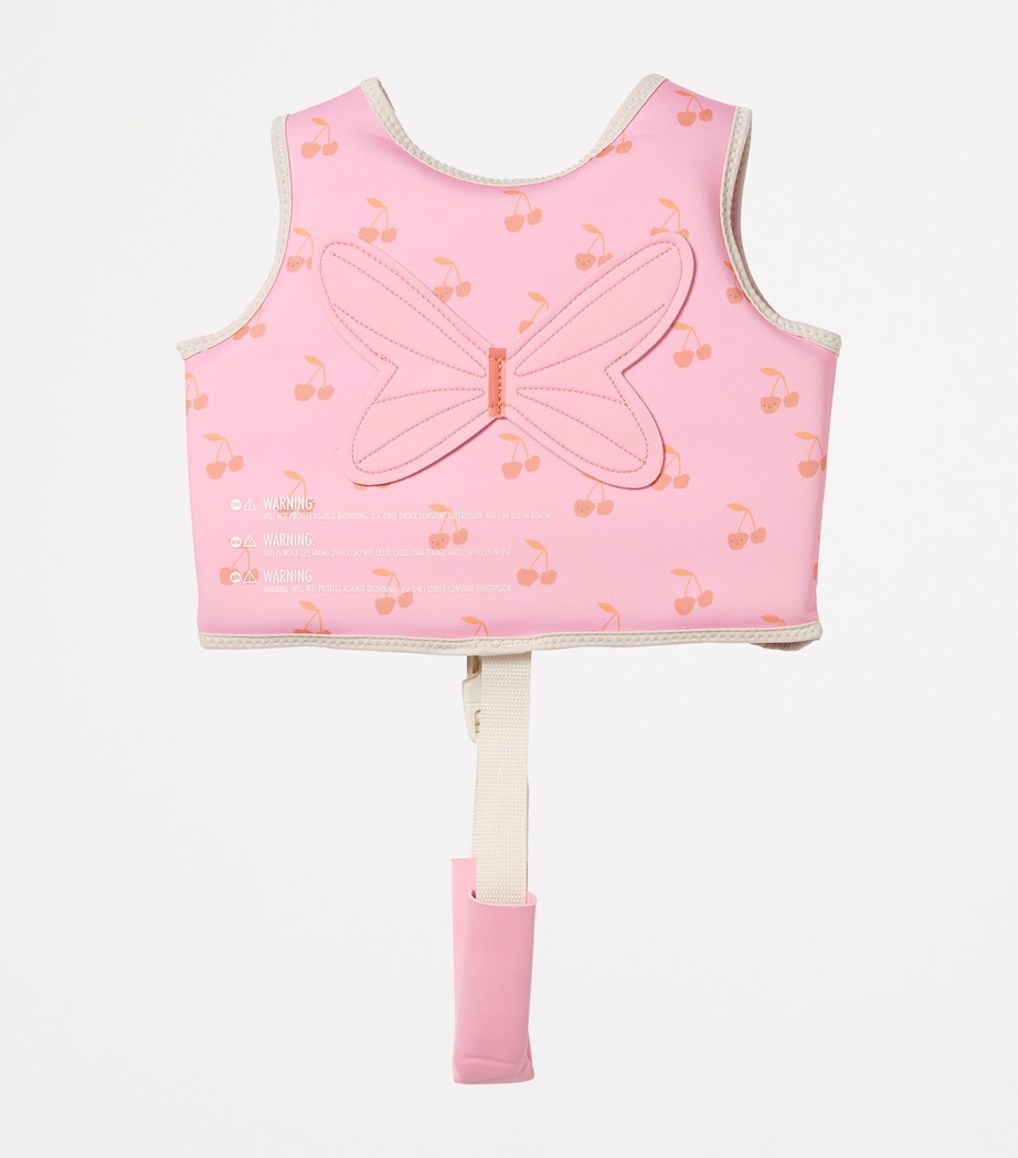 Sunnylife Kids Cherry Print Swimming Vest (2-3 Years) Cotton Candy Image 3