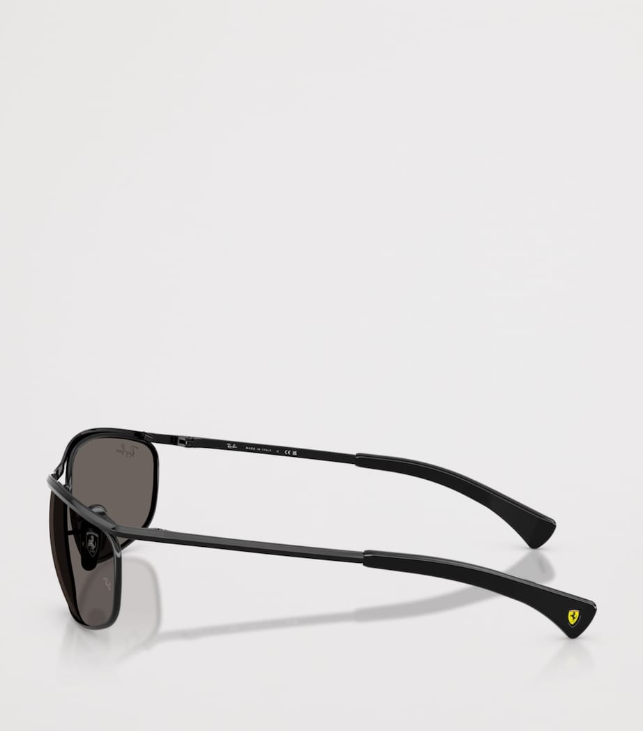 Ray-Ban Scuderia Ferrari Collection Oval Sunglasses Black Image 3