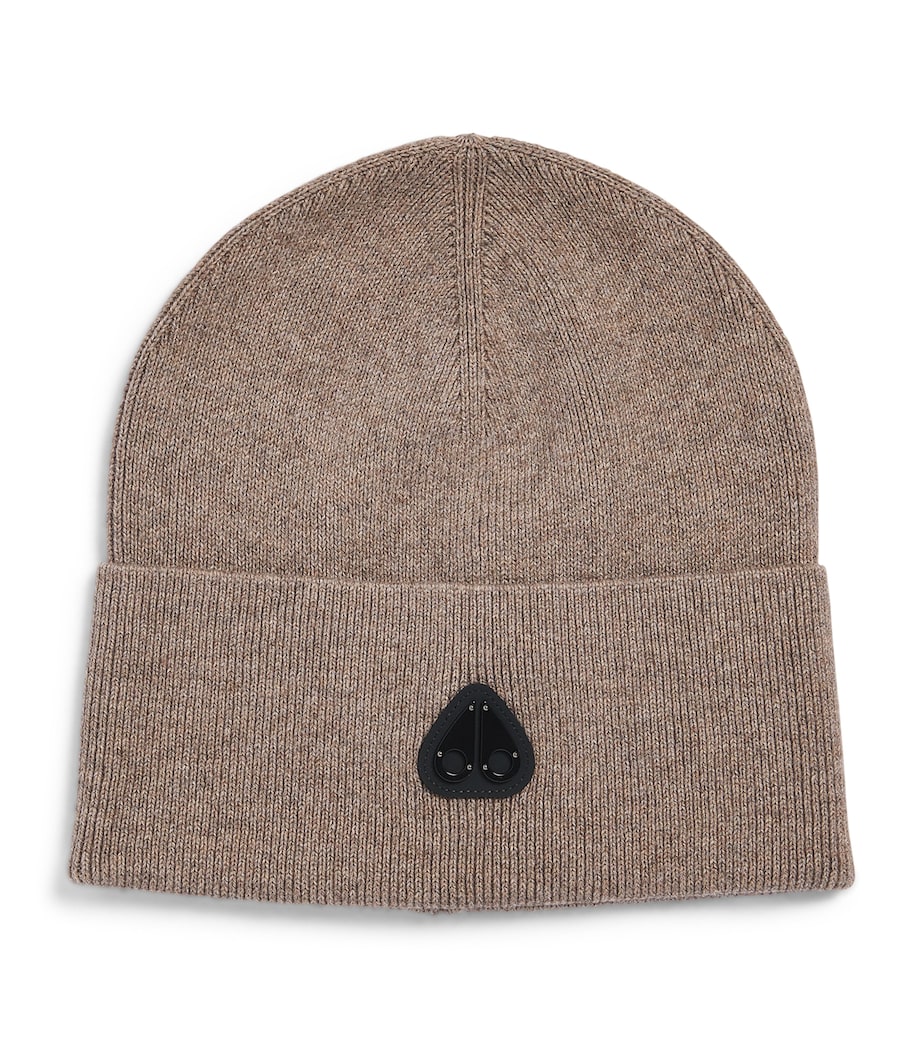 Moose Knuckles Wool-Cotton Frost Beanie Ashen Image 1