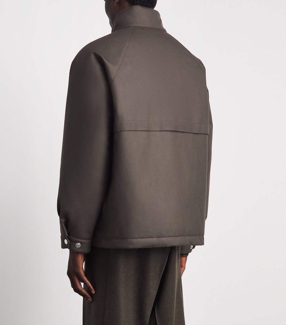 Mackintosh Mens Down Weathered Skye Jacket Dark Olive Image 5