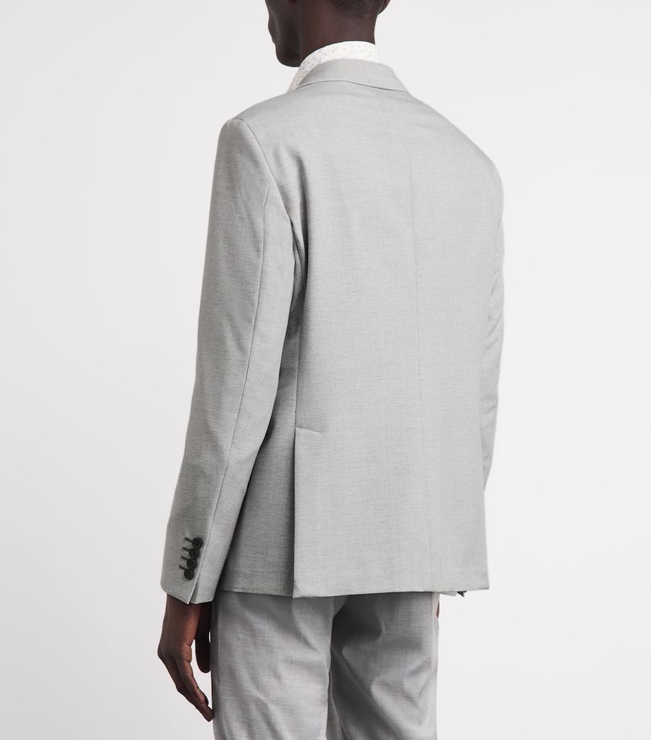 Pal Zileri Mens Active Blazer Light Grey Image 5