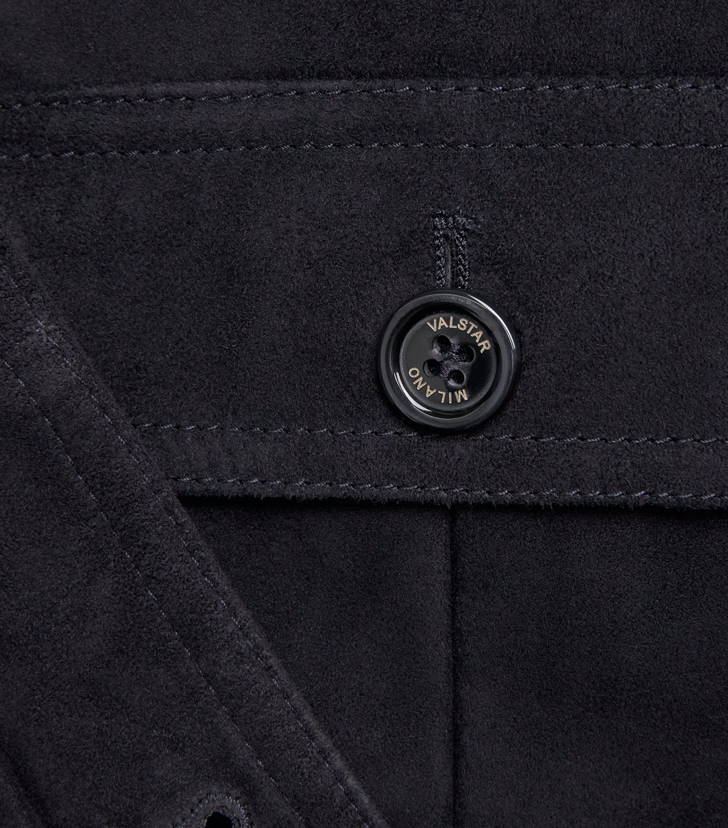 Suede Valstarino Bomber Jacket 0816E DARK BLUE Image 5