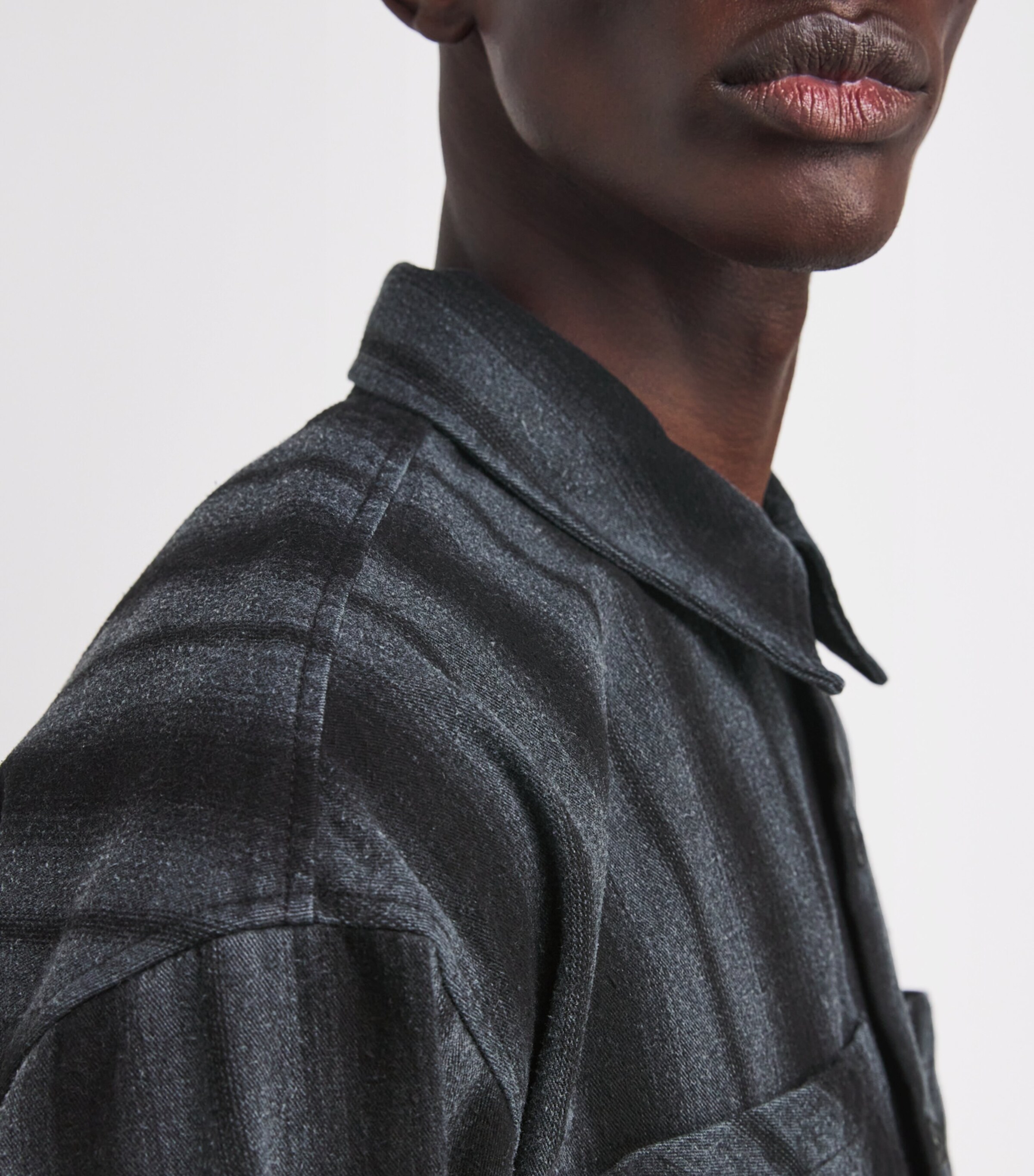 Cotton-Blend Stripe Brennan Shirt UMRA Image 6