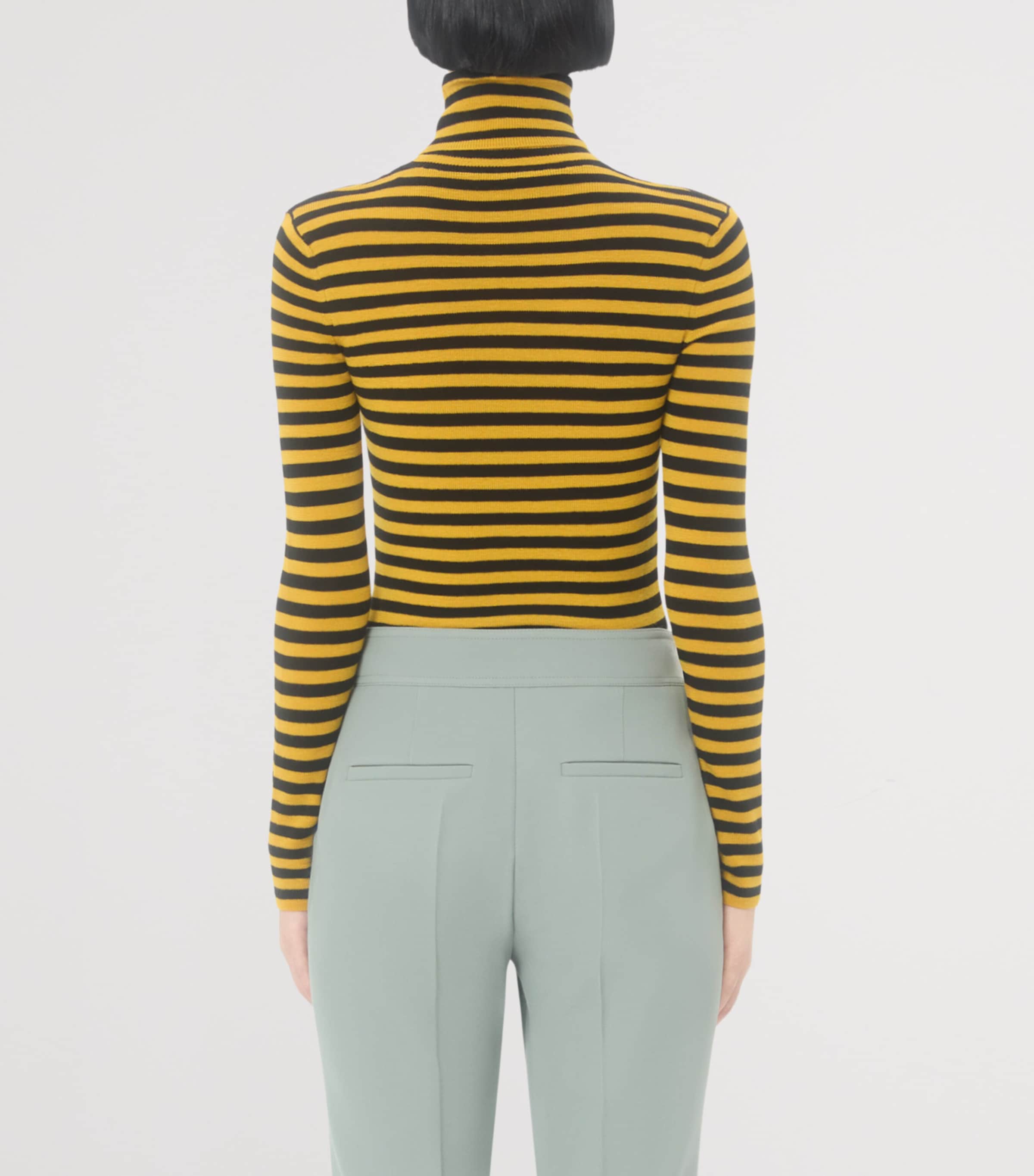 Wool Stripe VLogo Sweater EY0 Image 4