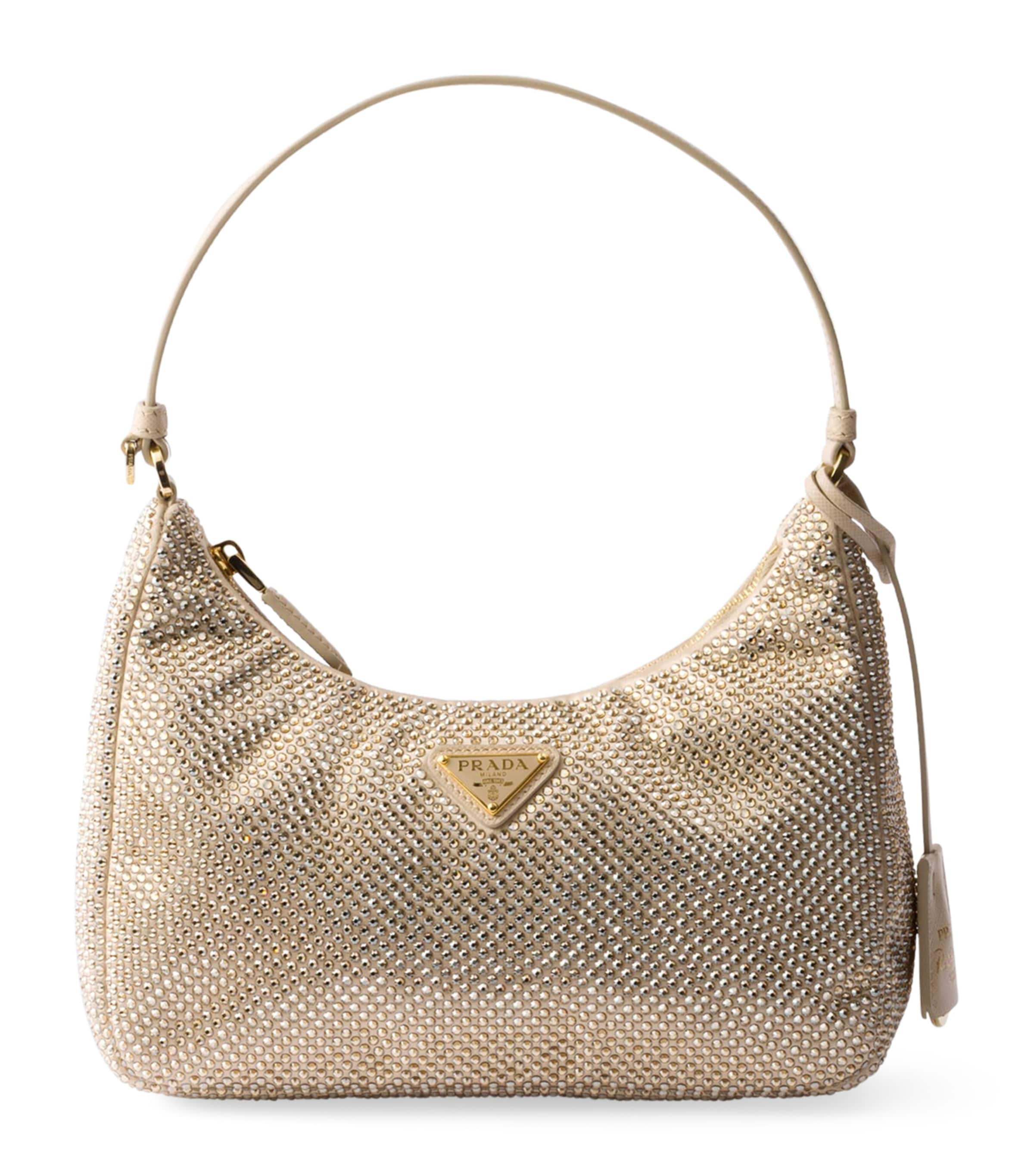 Prada Crystal-Embellished Re-Edition 2005 Shoulder Bag Image 1