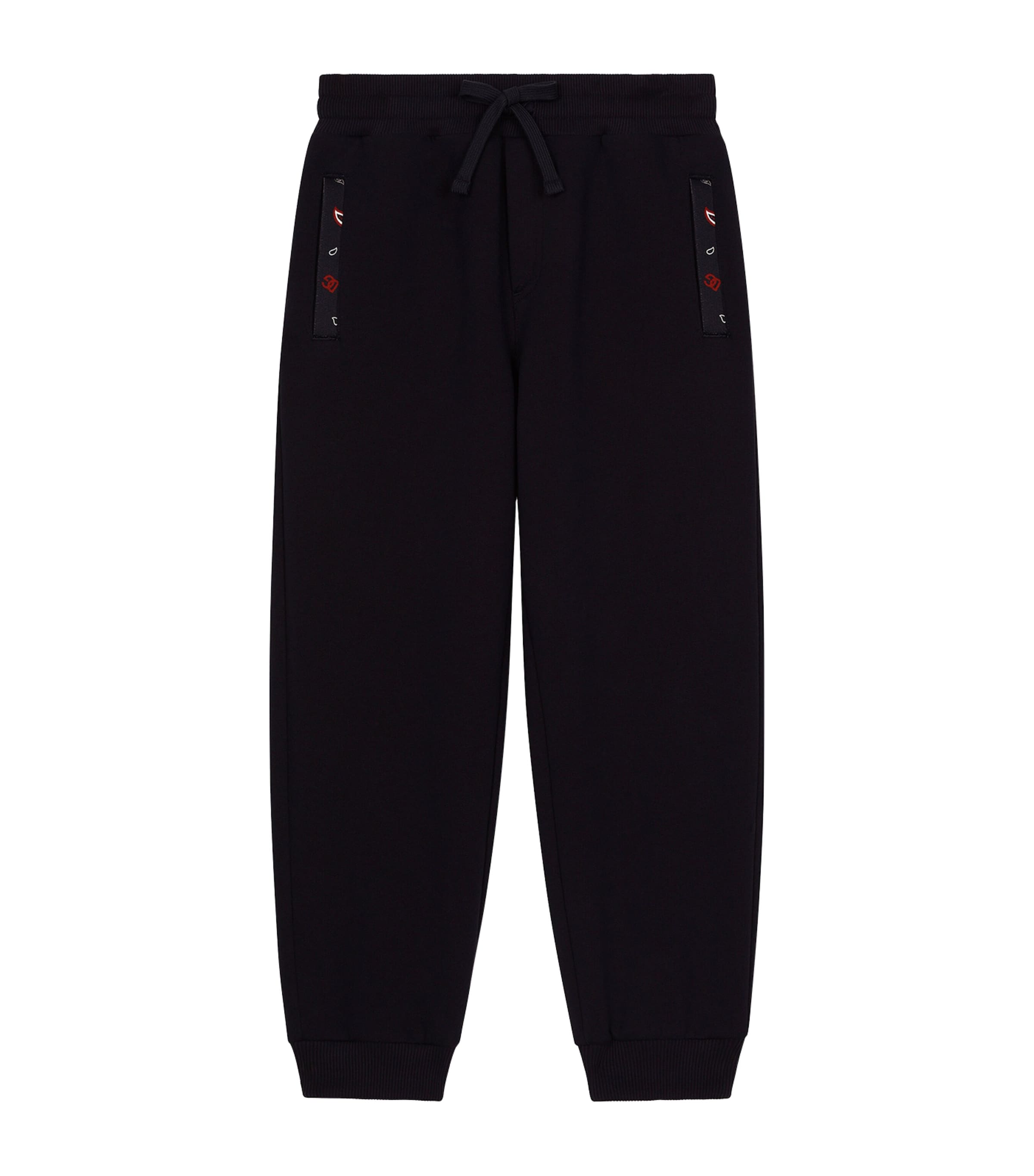 DOLCE & GABBANA COTTON BANDANA PATCH SWEATPANTS 