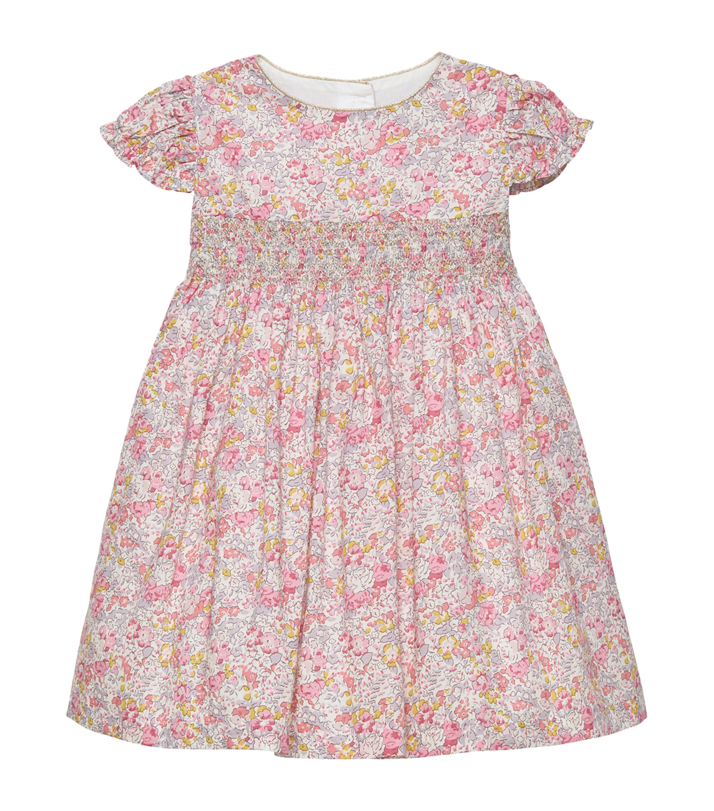 Trotters Liberty Print Claire Aude Dress In Pink