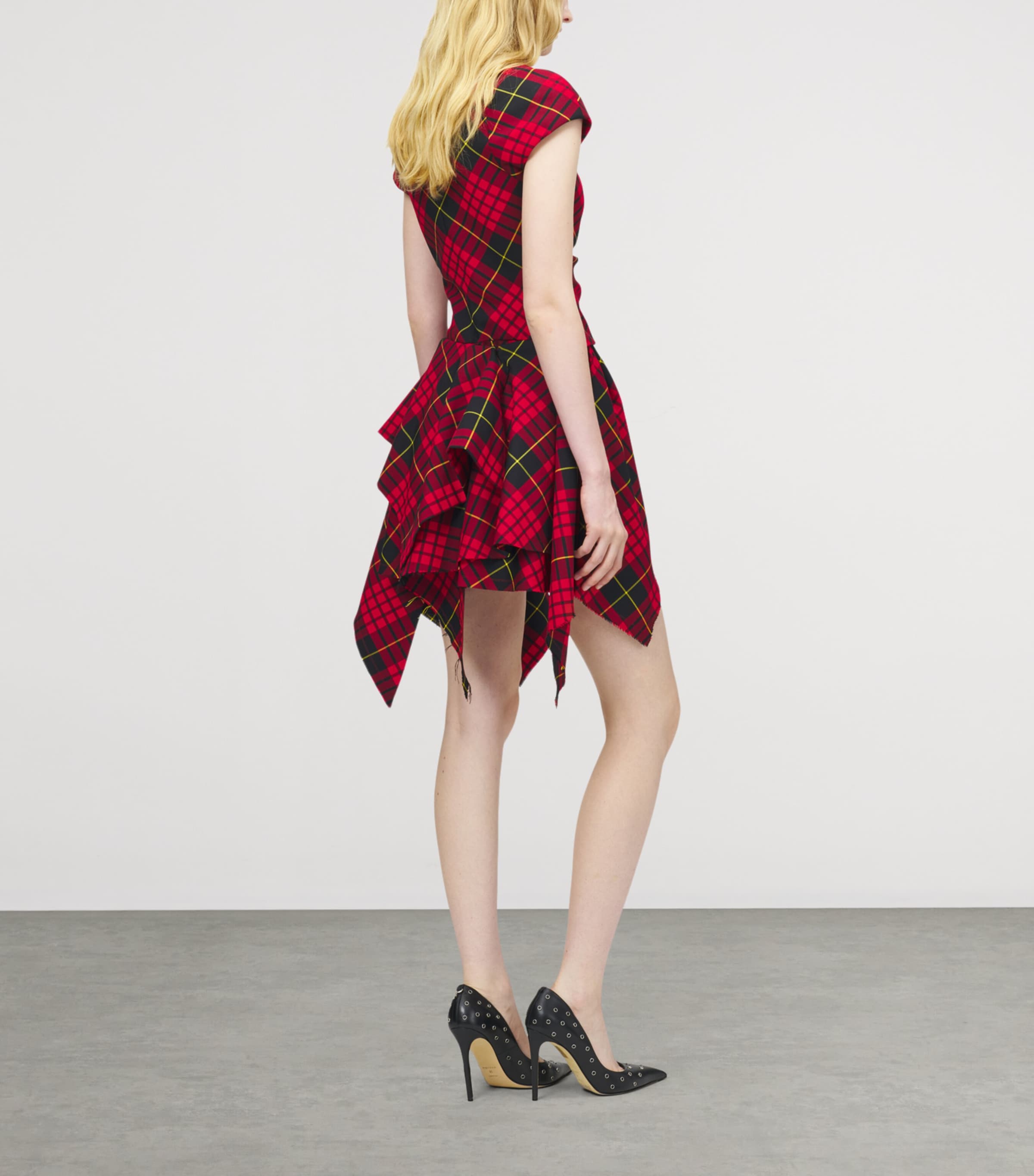 Check Mini Dress 6120 Image 4