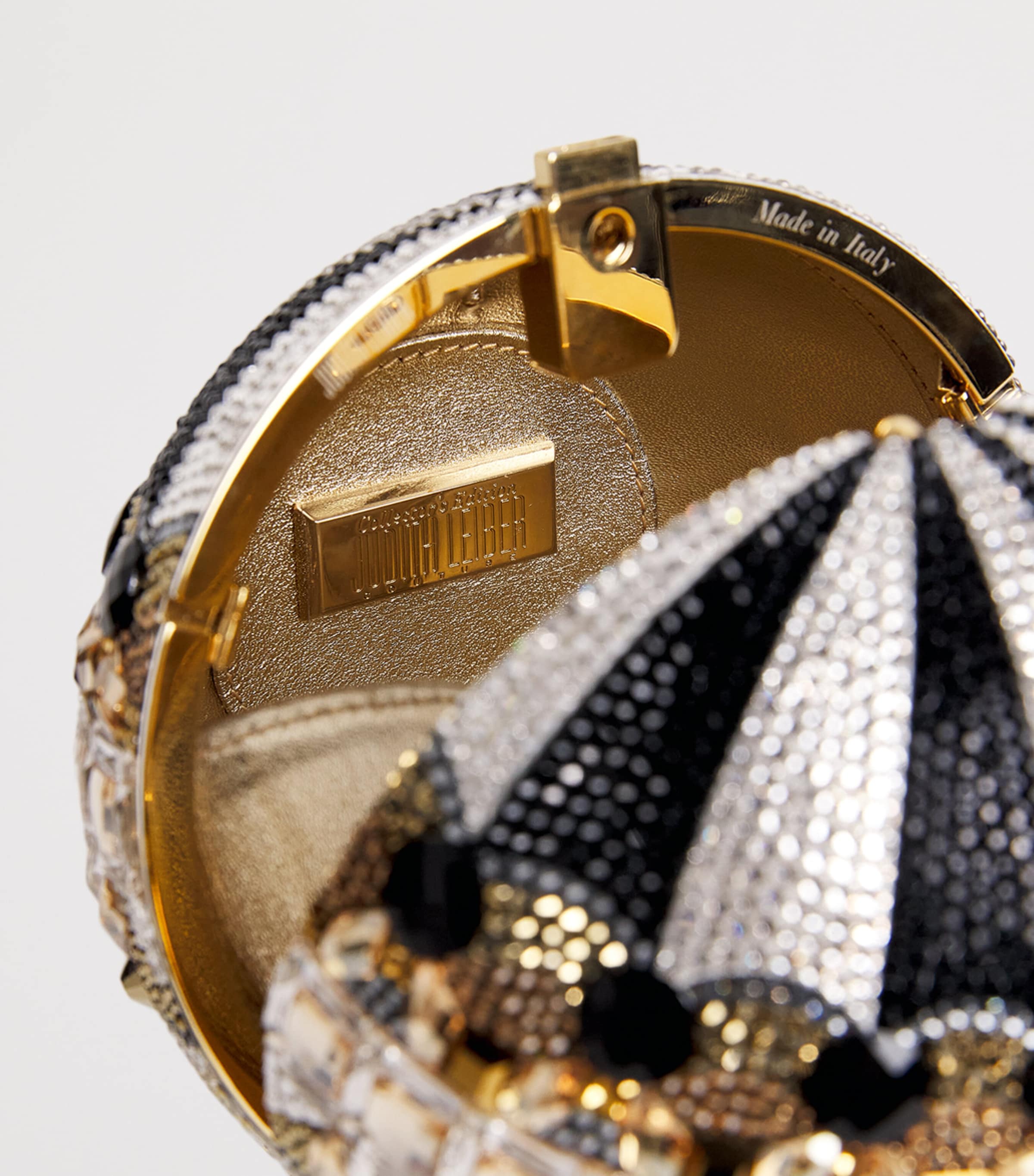 Judith Leiber Embellished Hot Air Balloon Clutch Bag Champagne Jet Multi Image 5
