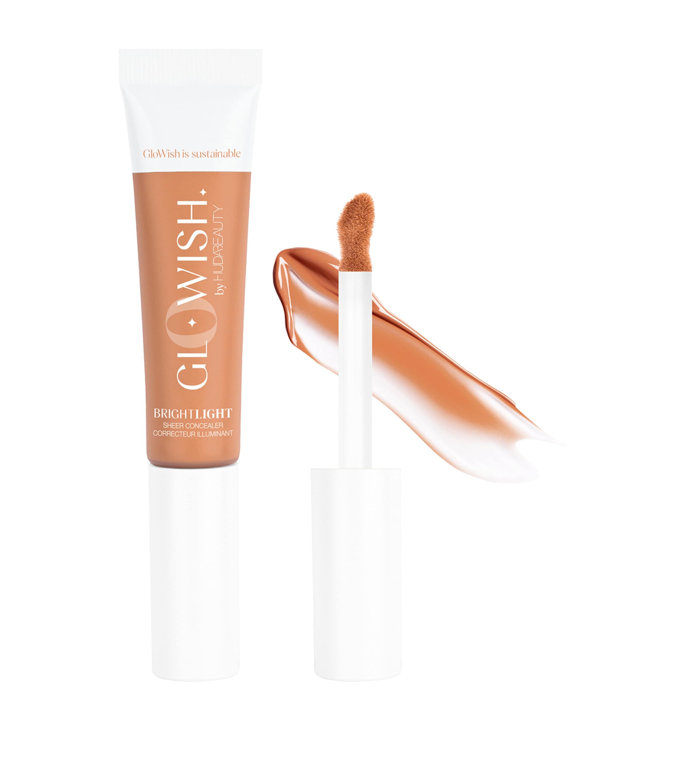 Huda Beauty Glowish Bright Light Sheer Concealer In Extra Tan