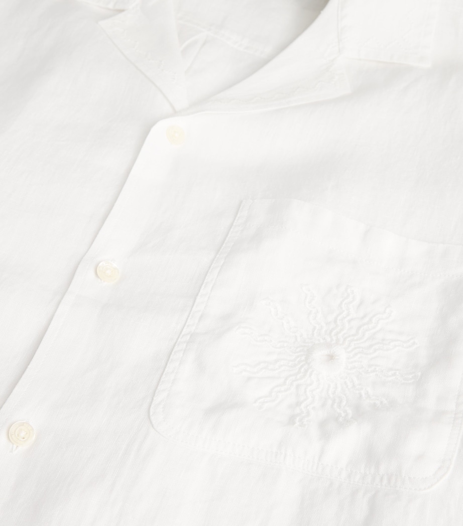 Linen Alves Shirt 01-WHITE Image 5