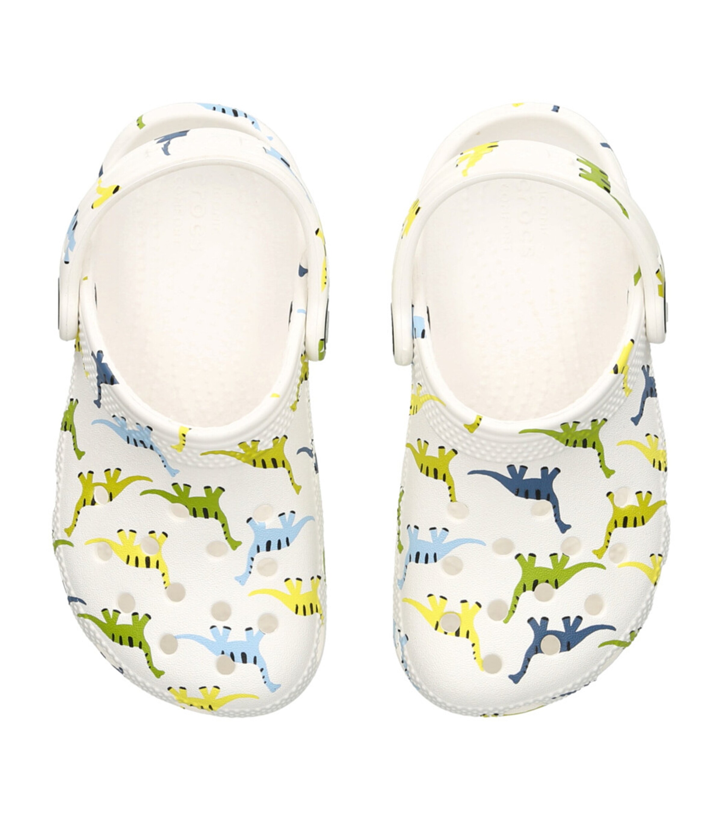 CROCS KIDS Classic Dinosaur Clogs White/oth Image 4
