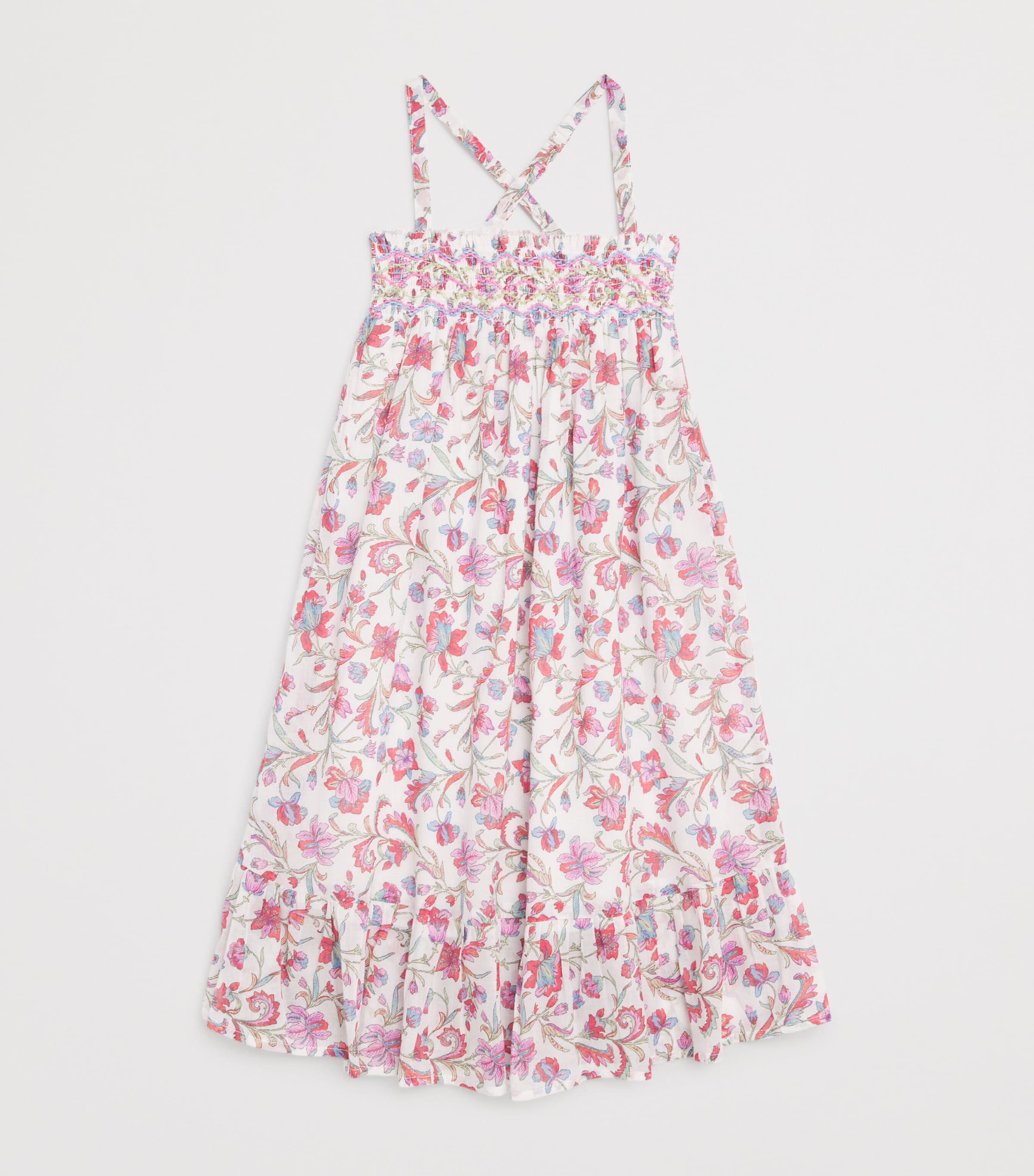 Cotton Marceline Dress (4-12 Years) CREAM FLORAL HAVEN Image 2