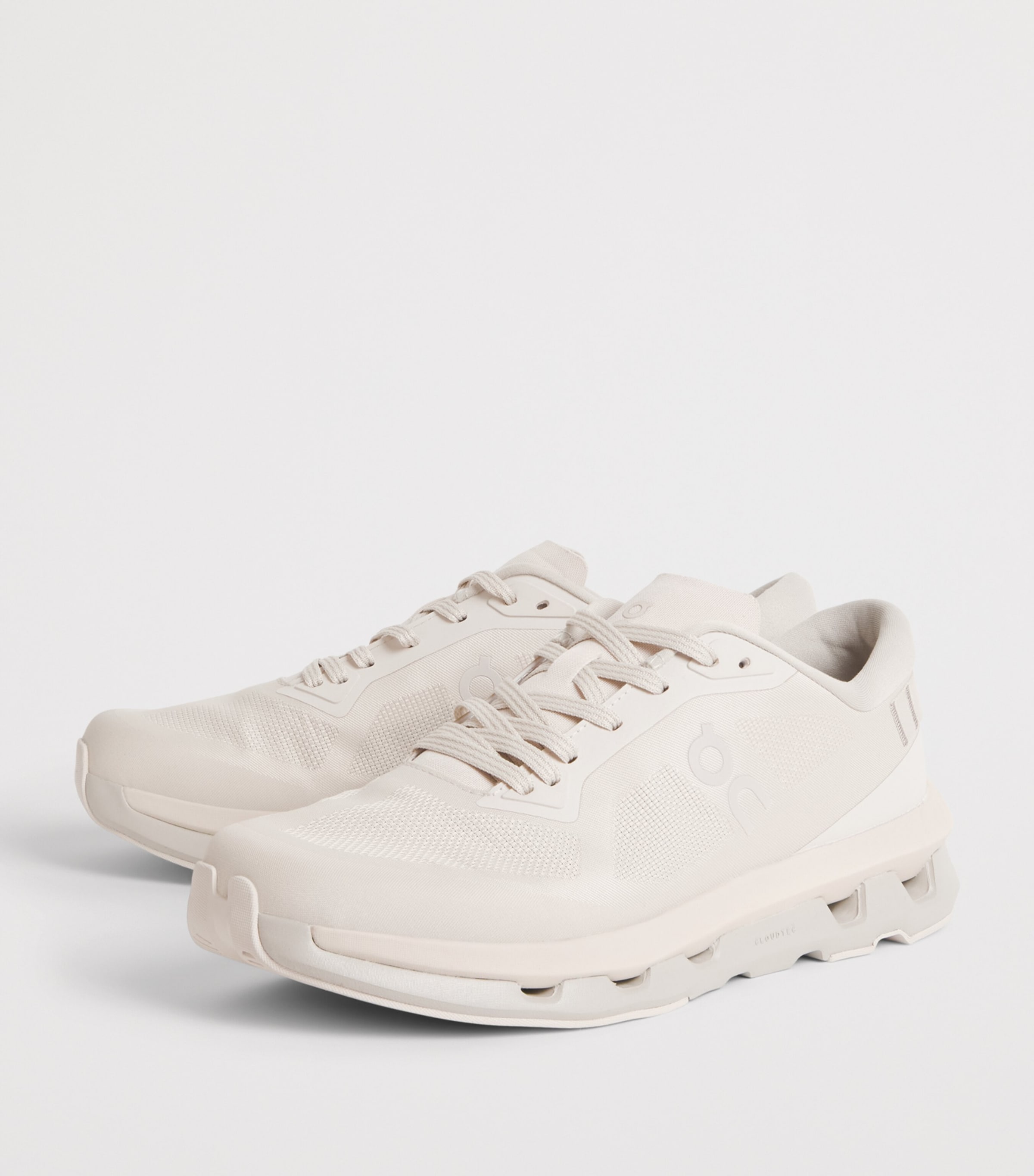 On Womens Cloudzone Trainers Pearl | Truffle Image 3