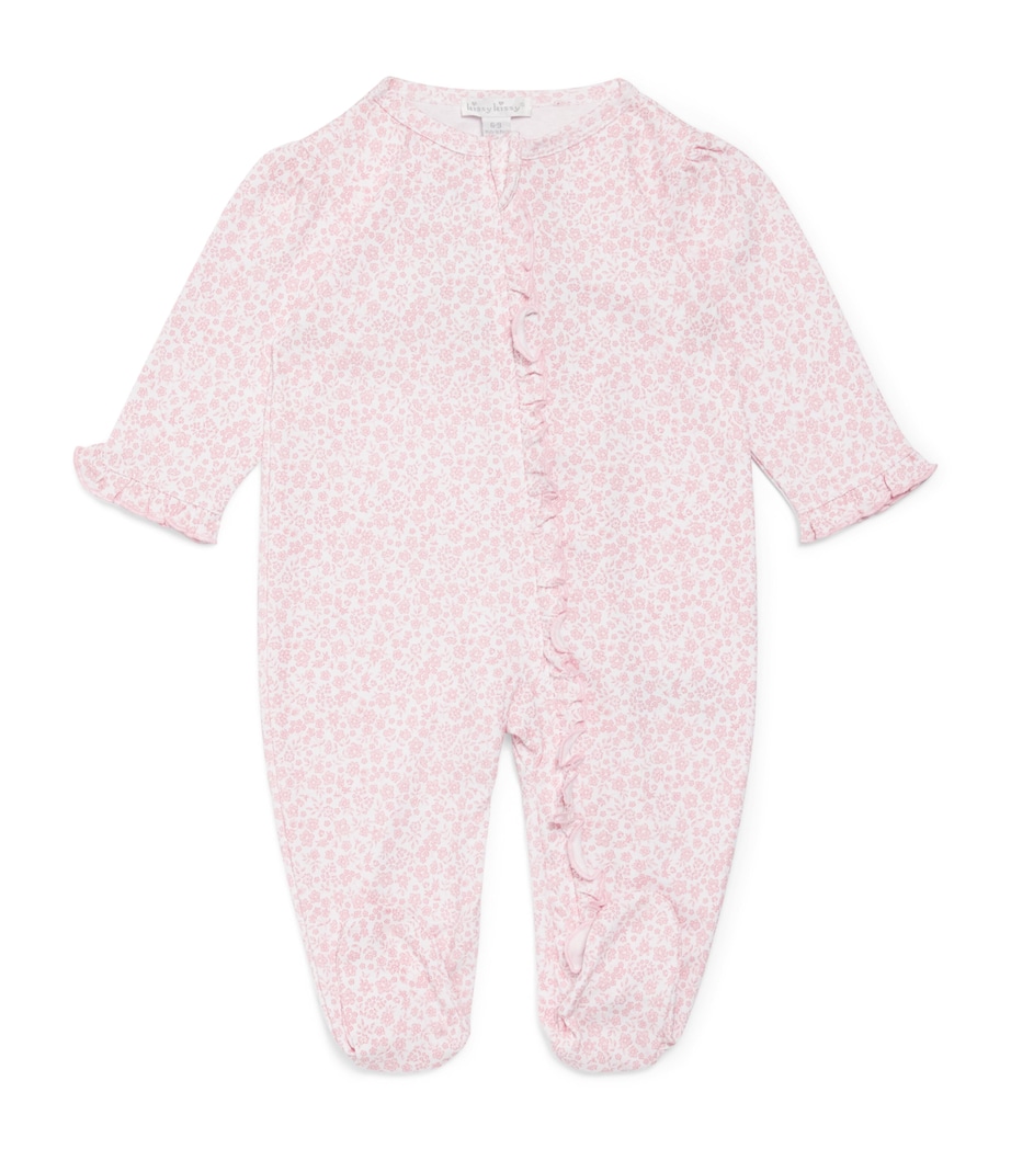 Kissy Kissy Pima Cotton Floral All-In-One (0-9 Months) Pink Image 1