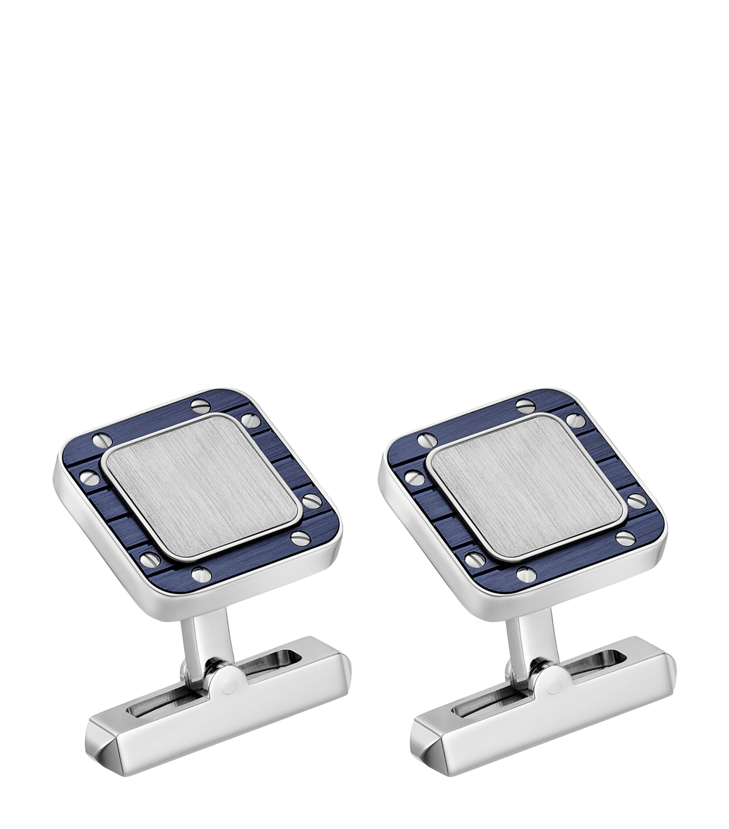 Cartier Sterling Silver Santos de Cartier Cufflinks Silver Image 1