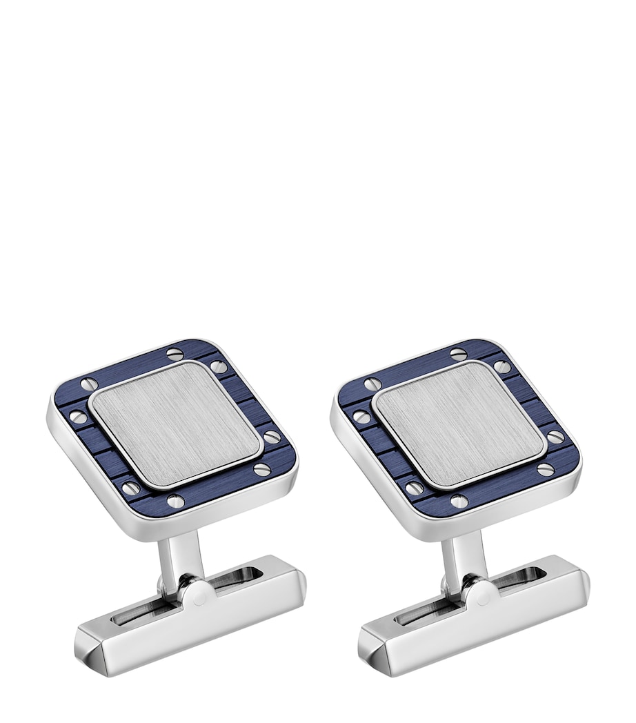 Sterling Silver Santos de Cartier Cufflinks SILVER Image 1