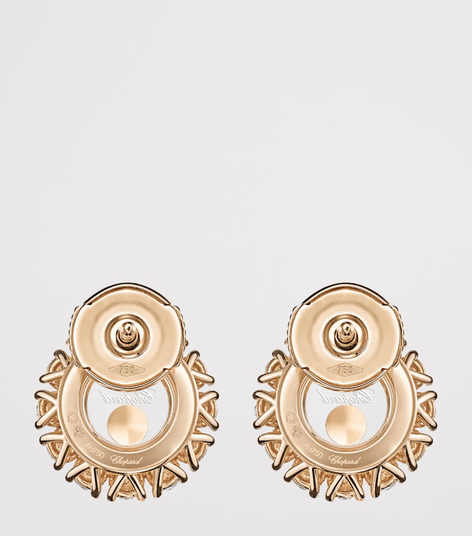 Rose Gold and Diamond Happy Diamonds Icons Joaillerie Stud Earrings 18K ROSE GOLD Image 4