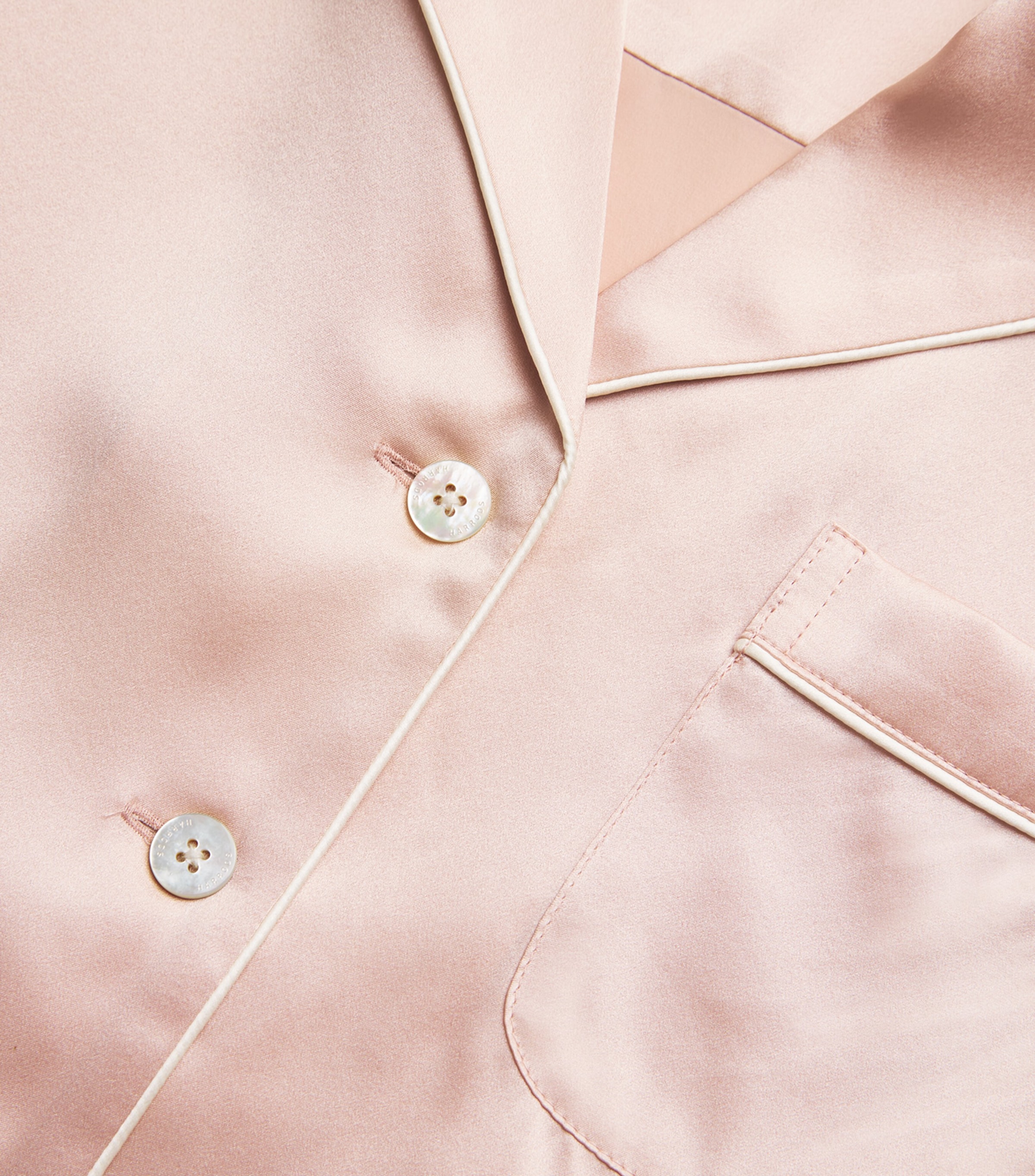 Silk Short Pyjama Set PINK Image 5