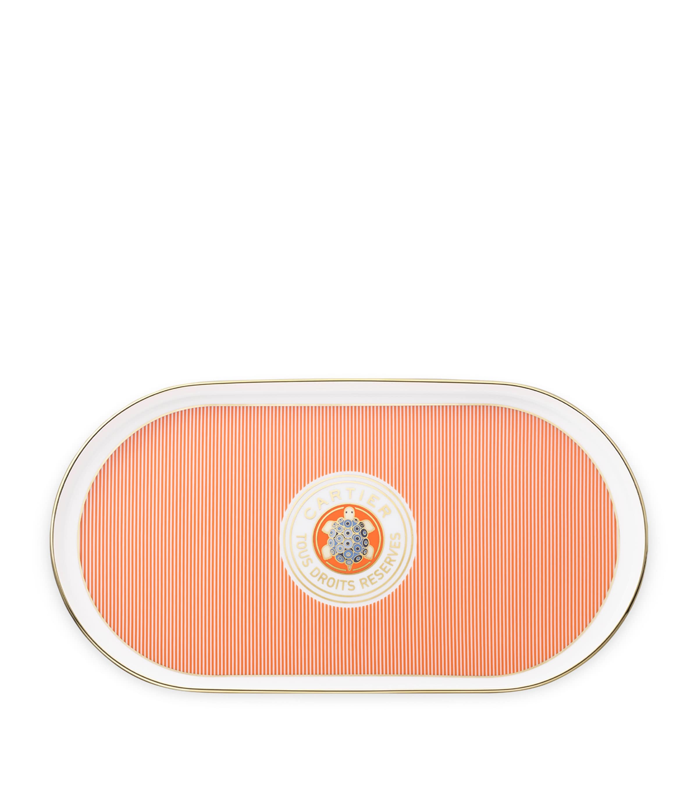 Cartier Medium Cartier Characters Trinket Tray Orange Image 2