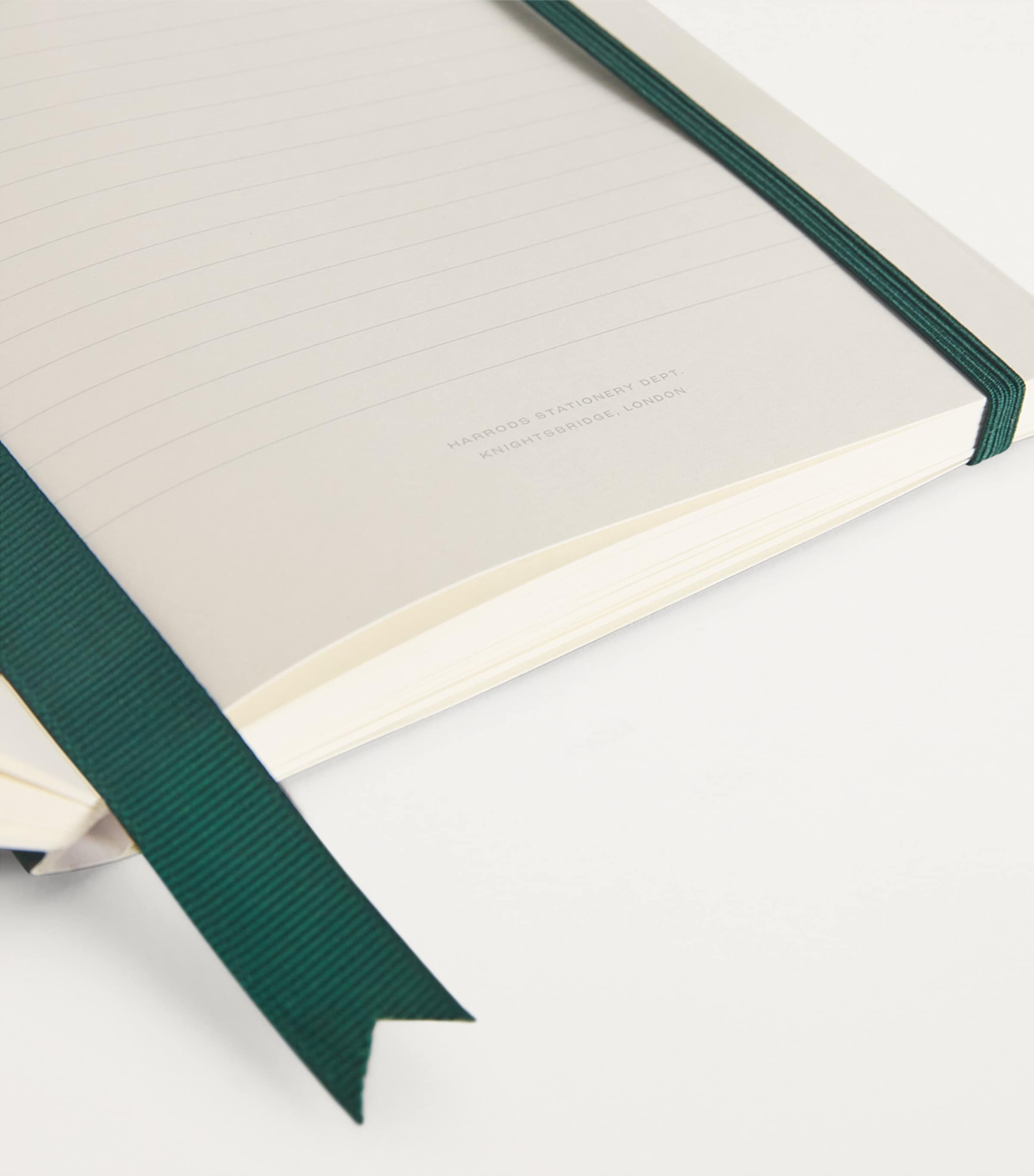 Harrods Logo A5 Notebook Green Image 3