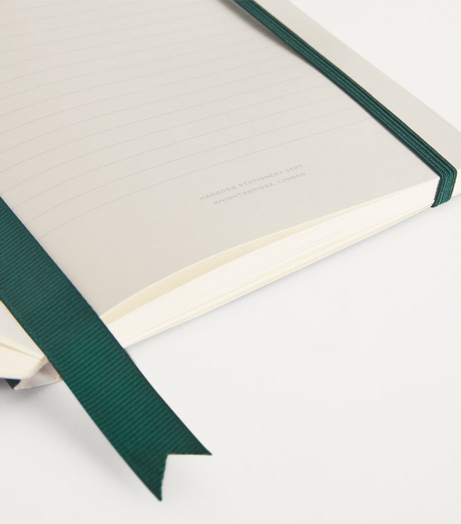 Harrods Logo A5 Notebook Green Image 3