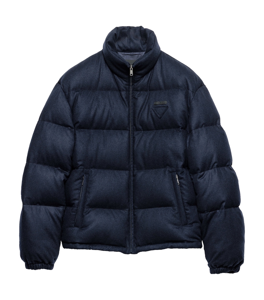 Cashmere Logo Puffer Jacket F0008 Image 1