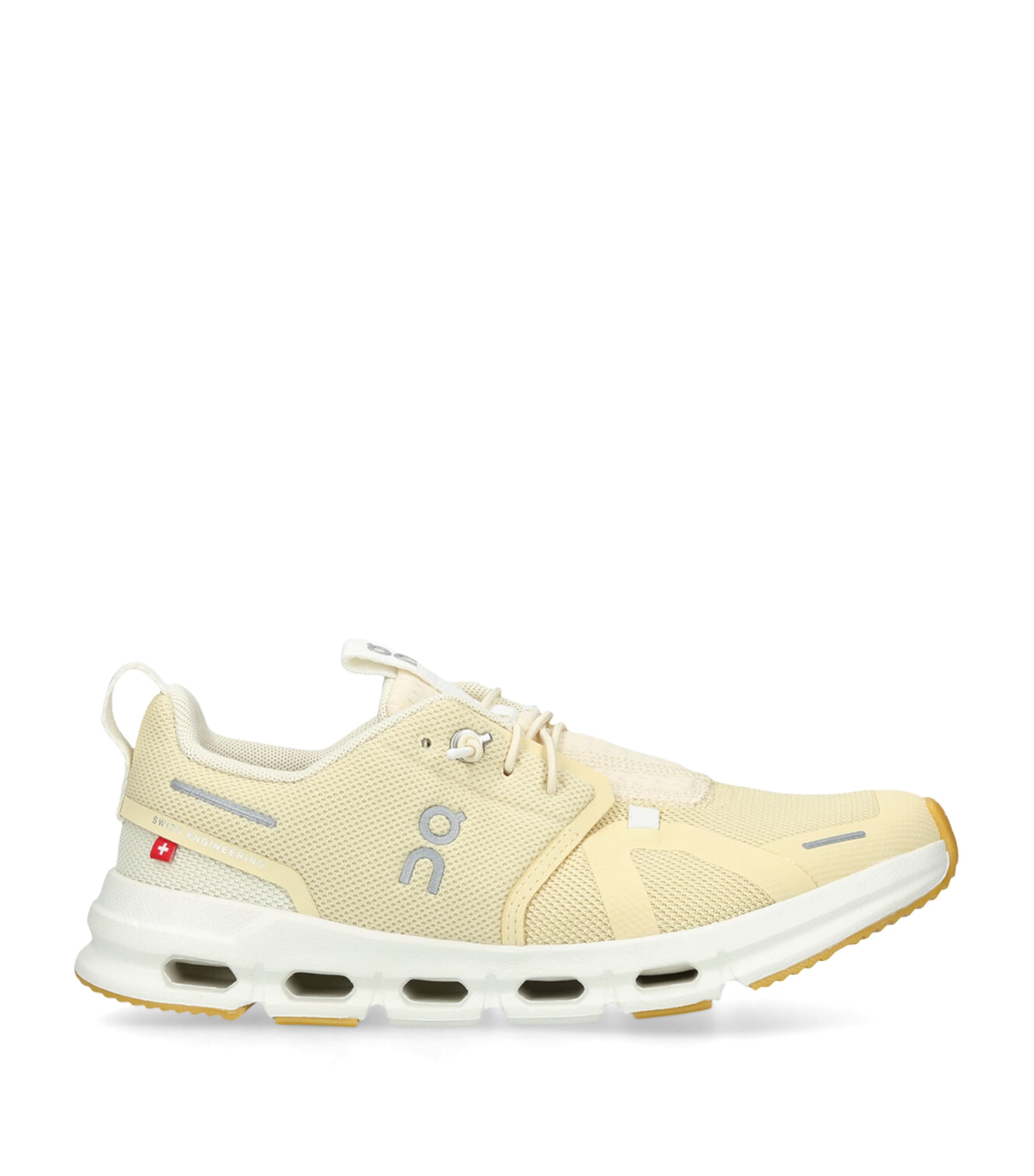 On Running Kids Cloud Sky Trainers In Yellow