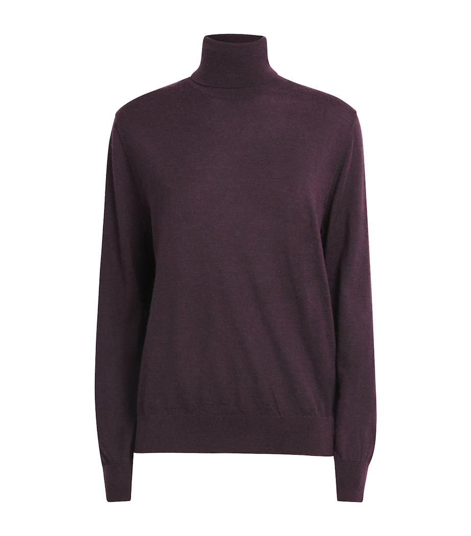 Brioni Womens Cashmere-Silk Rollneck Sweater Image 1