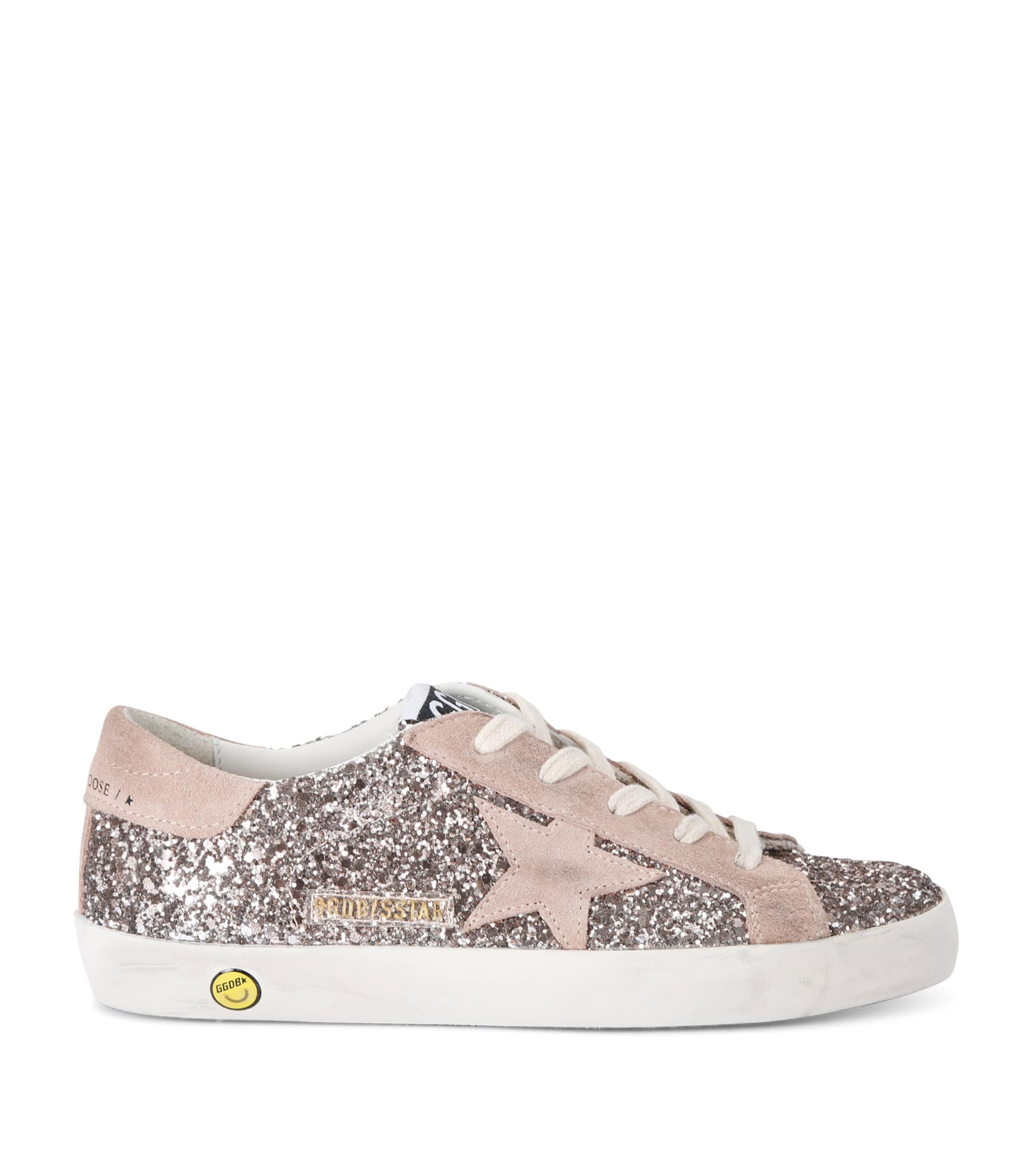 Golden Goose Leather Super-Star Sneakers Bronze Com Image 1