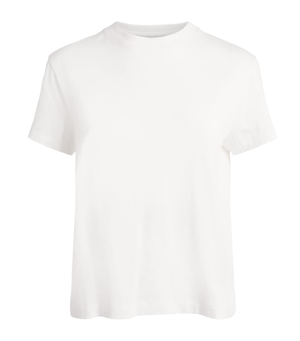 Vince Pima Cotton T-Shirt Optic White