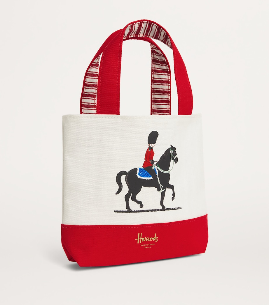 Mini Children's Horse Tote Bag BLUE Image 2