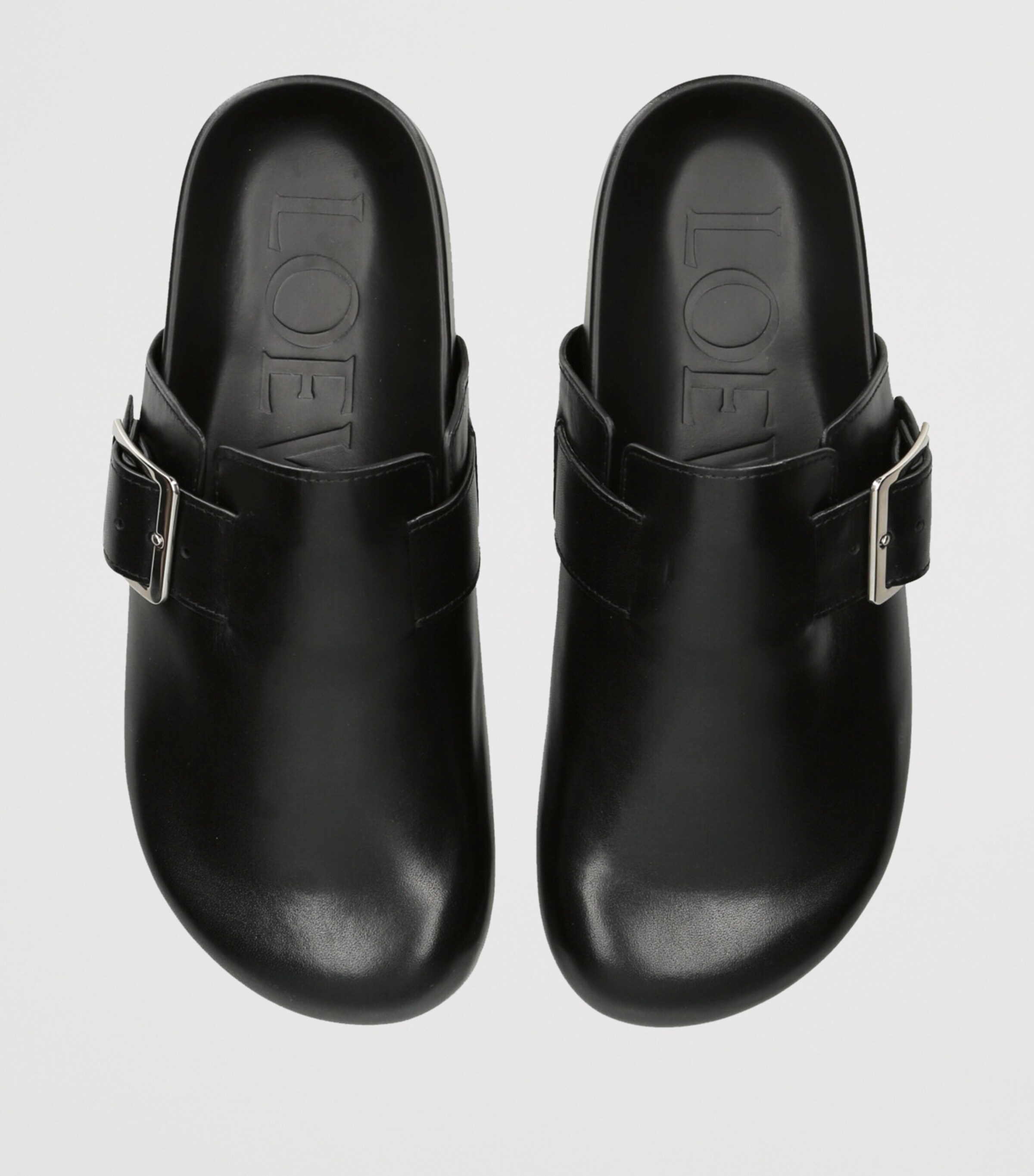 Leather Ease Mules BLACK Image 4