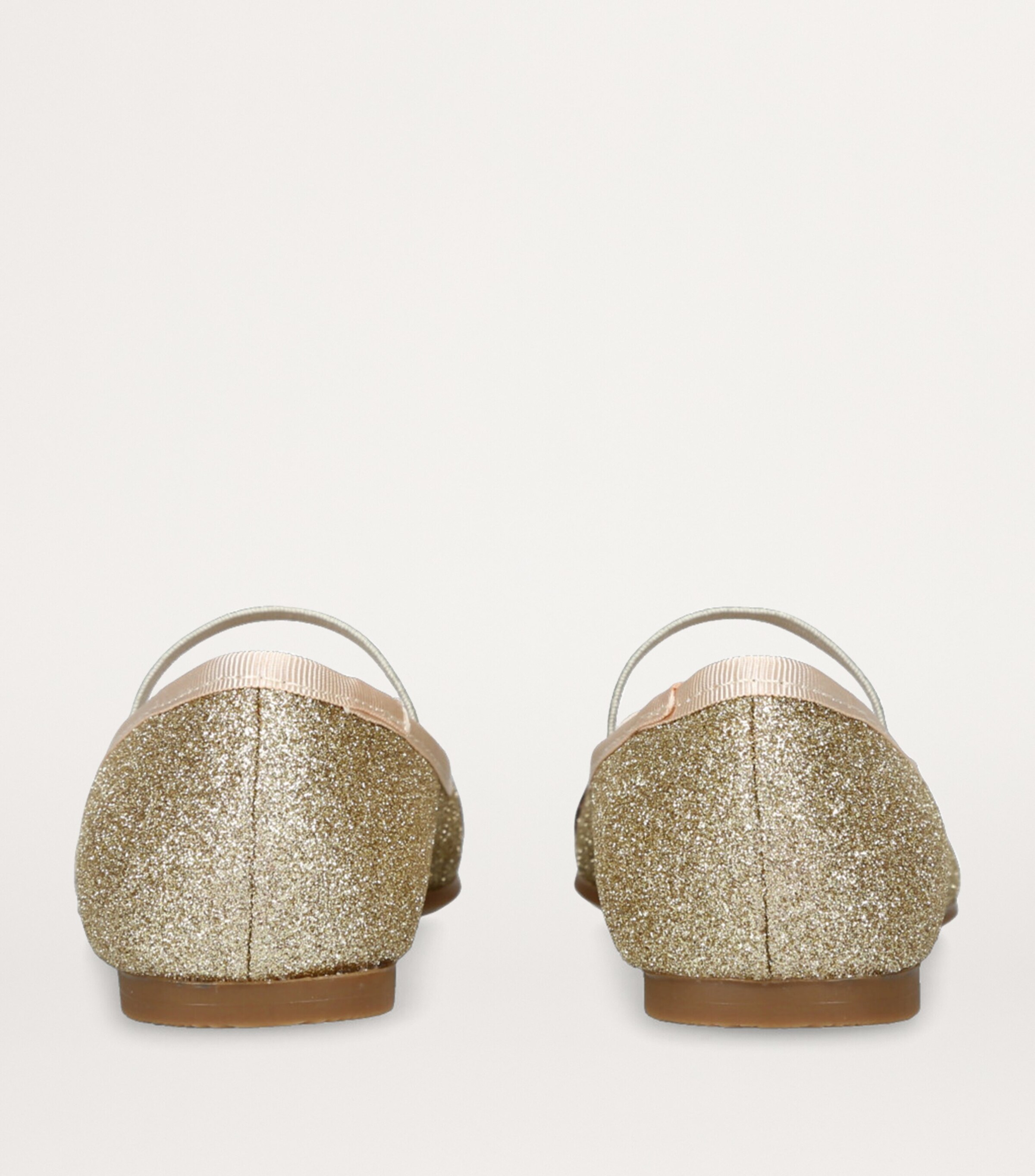 Glittered Tallie Mary Jane Flats GOLD Image 2