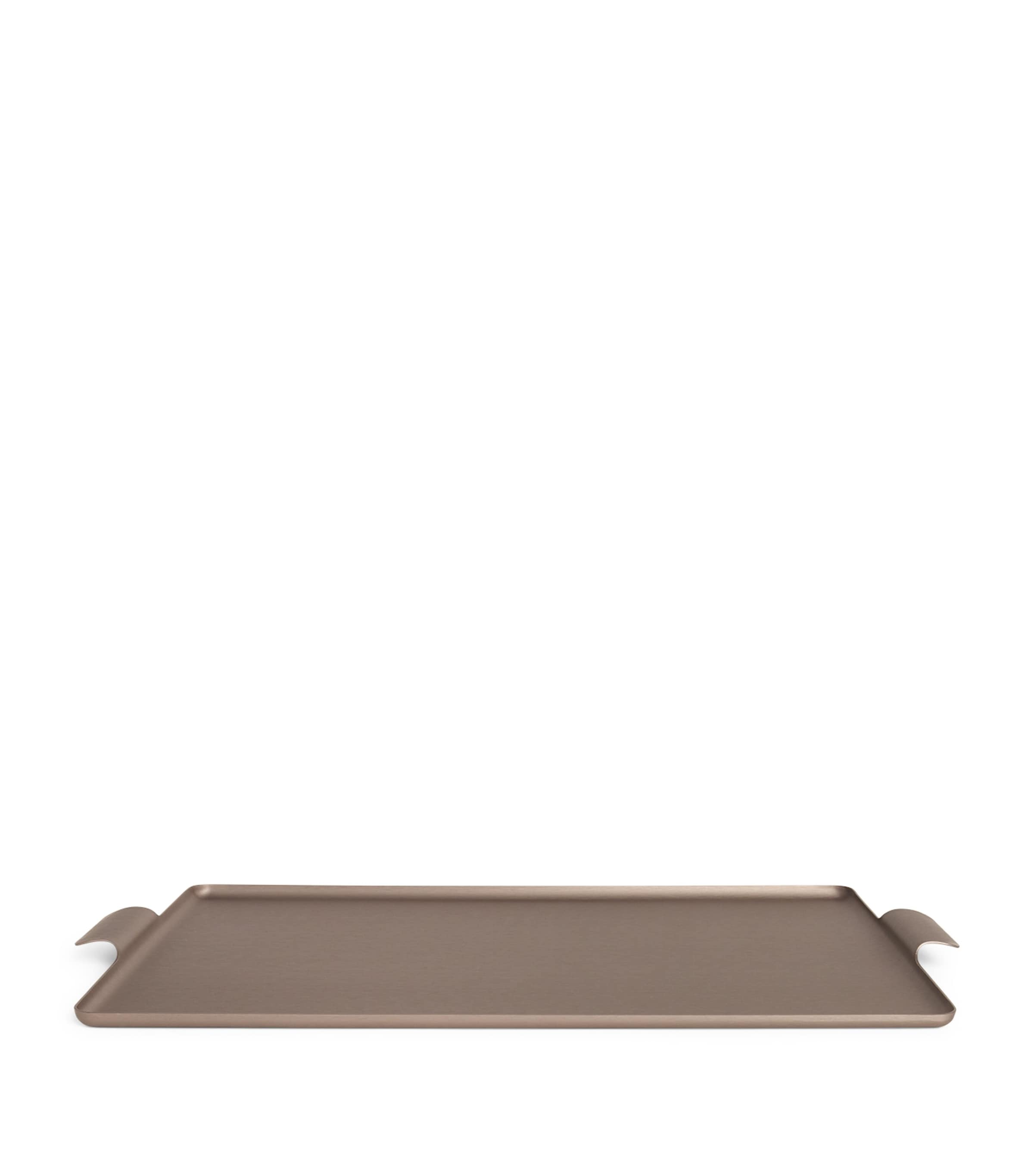 Kaymet Pressed Serving Tray In Green